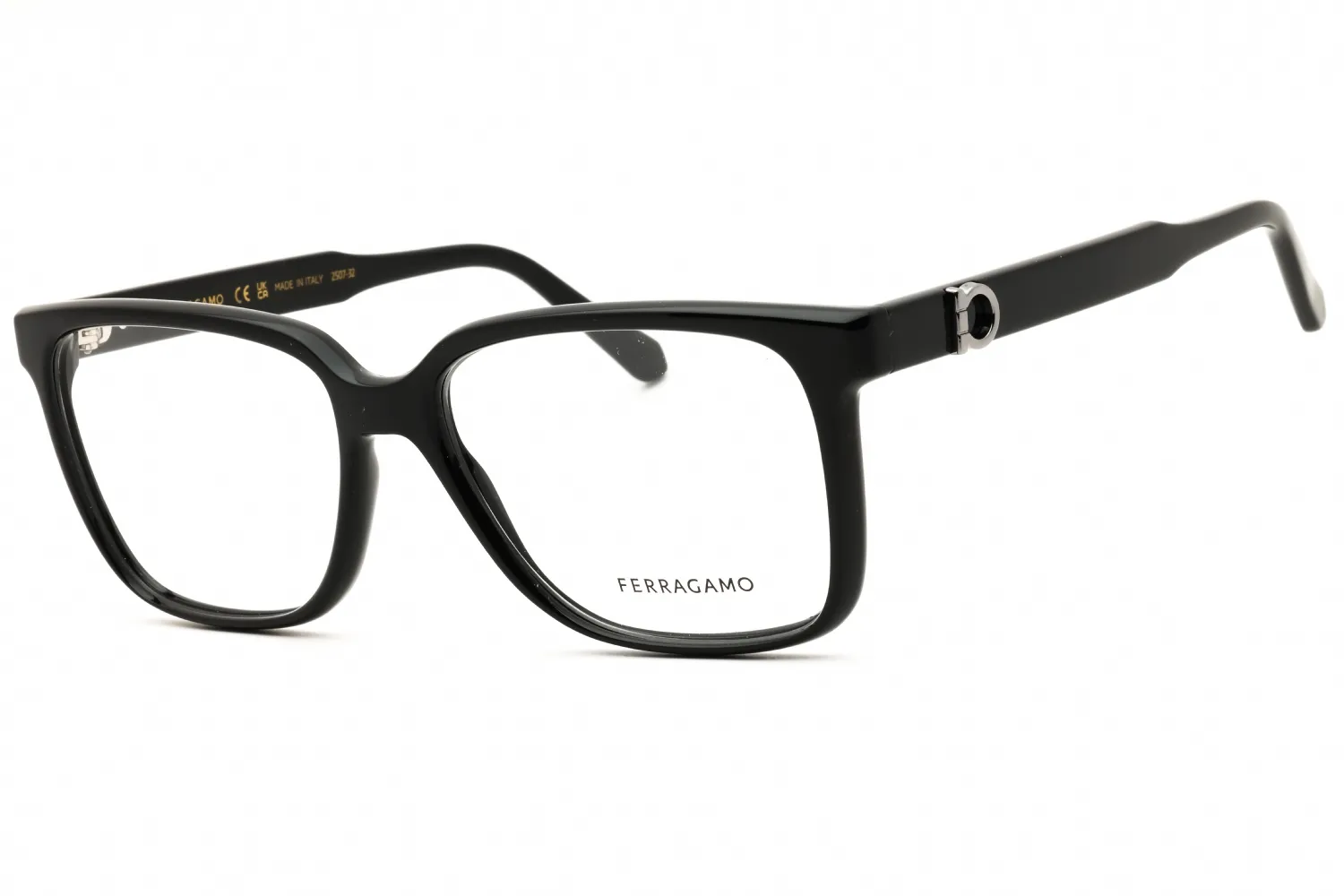 Salvatore Ferragamo SF3043E 001 Eyeglasses Black 57mm Men