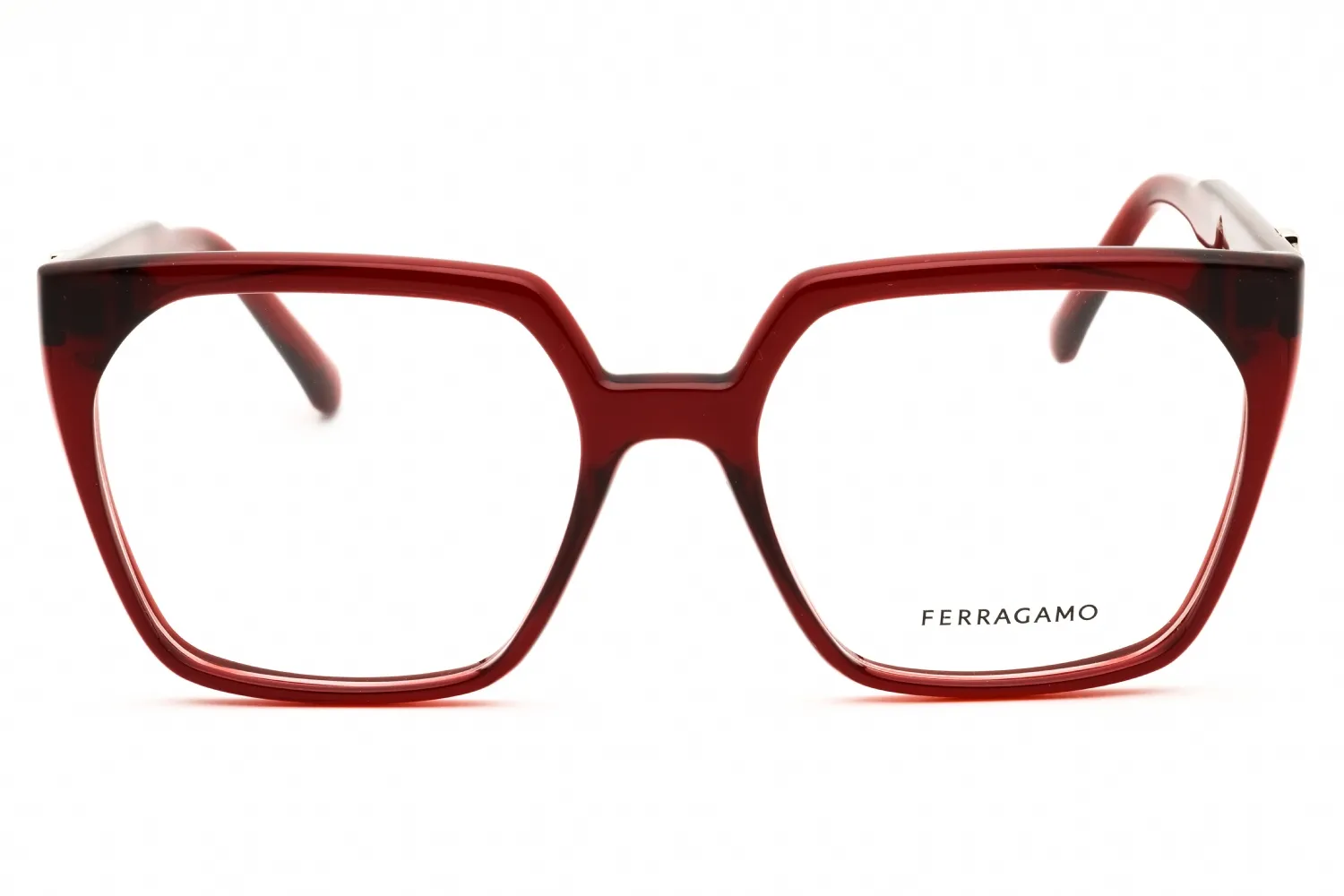 Salvatore Ferragamo SF3042E 612 Eyeglasses Transparent Burgundy 55mm Women 2