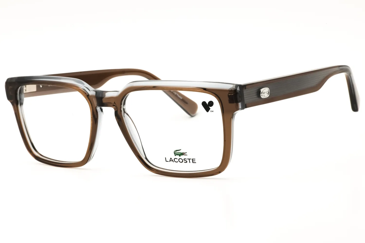 Lacoste L4003 210 Eyeglasses Transparent Brown 54mm Unisex