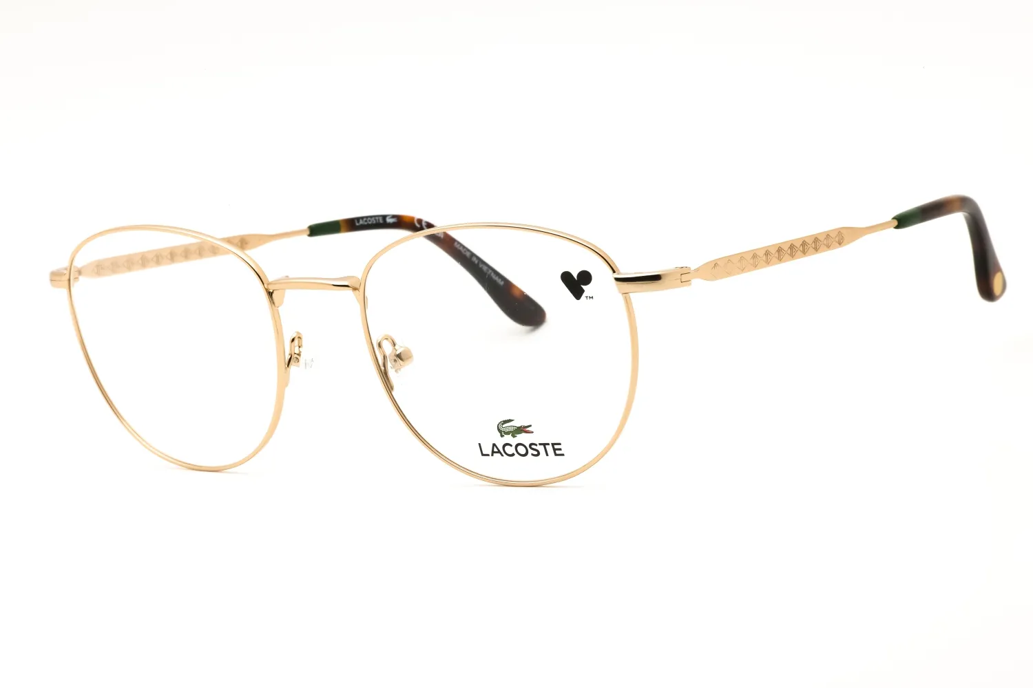 Lacoste L2315 714 Eyeglasses Gold 52mm Unisex
