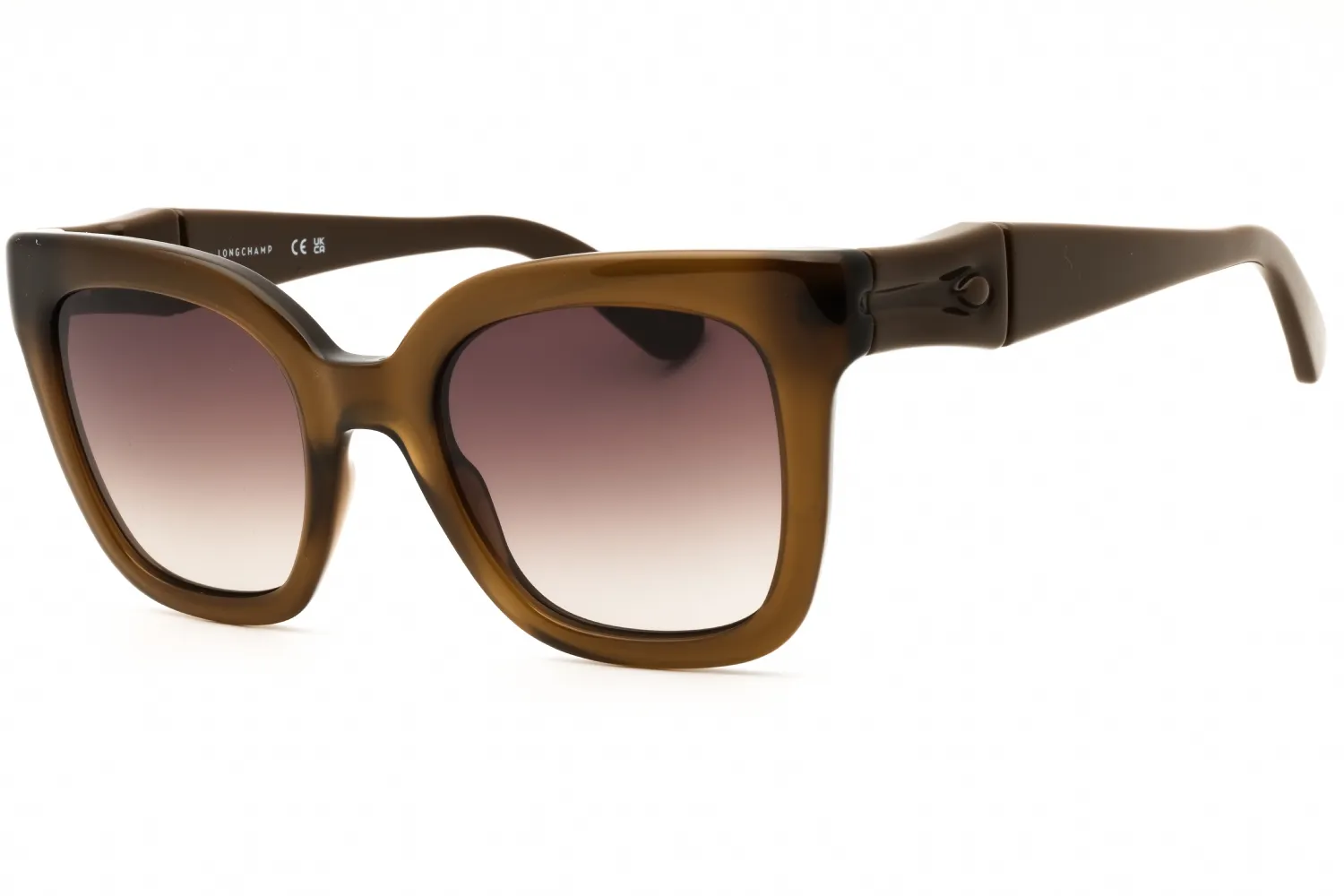 Longchamp LO793S 200 Sunglasses Transparent Brown 53mm Women