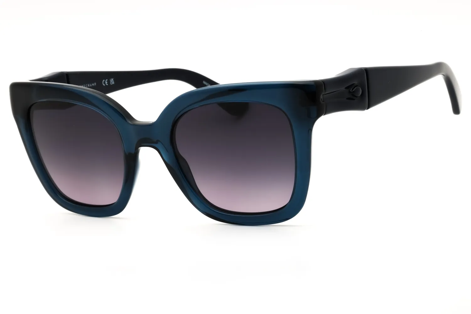 Longchamp LO793S 400 Sunglasses Transparent Blue 53mm Women