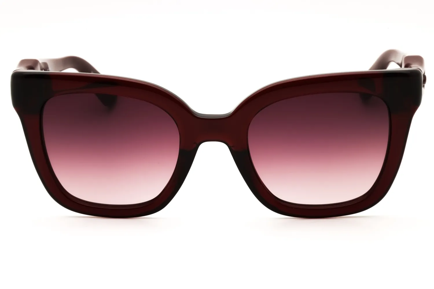 Longchamp LO793S 601 Sunglasses Transparent Burgundy 53mm Women 2