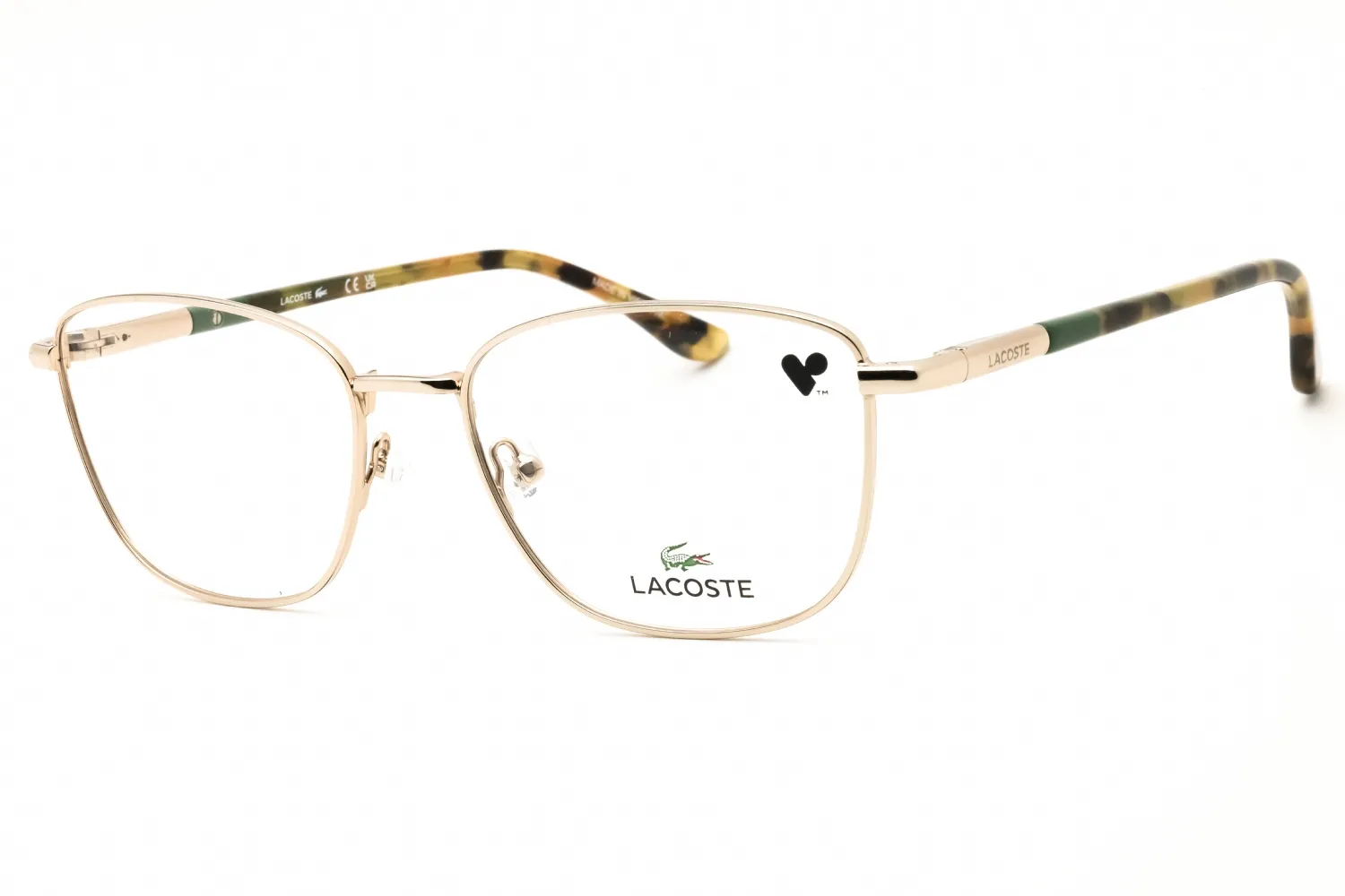 Lacoste L2317 710 Eyeglasses Yellow Gold 54mm Women