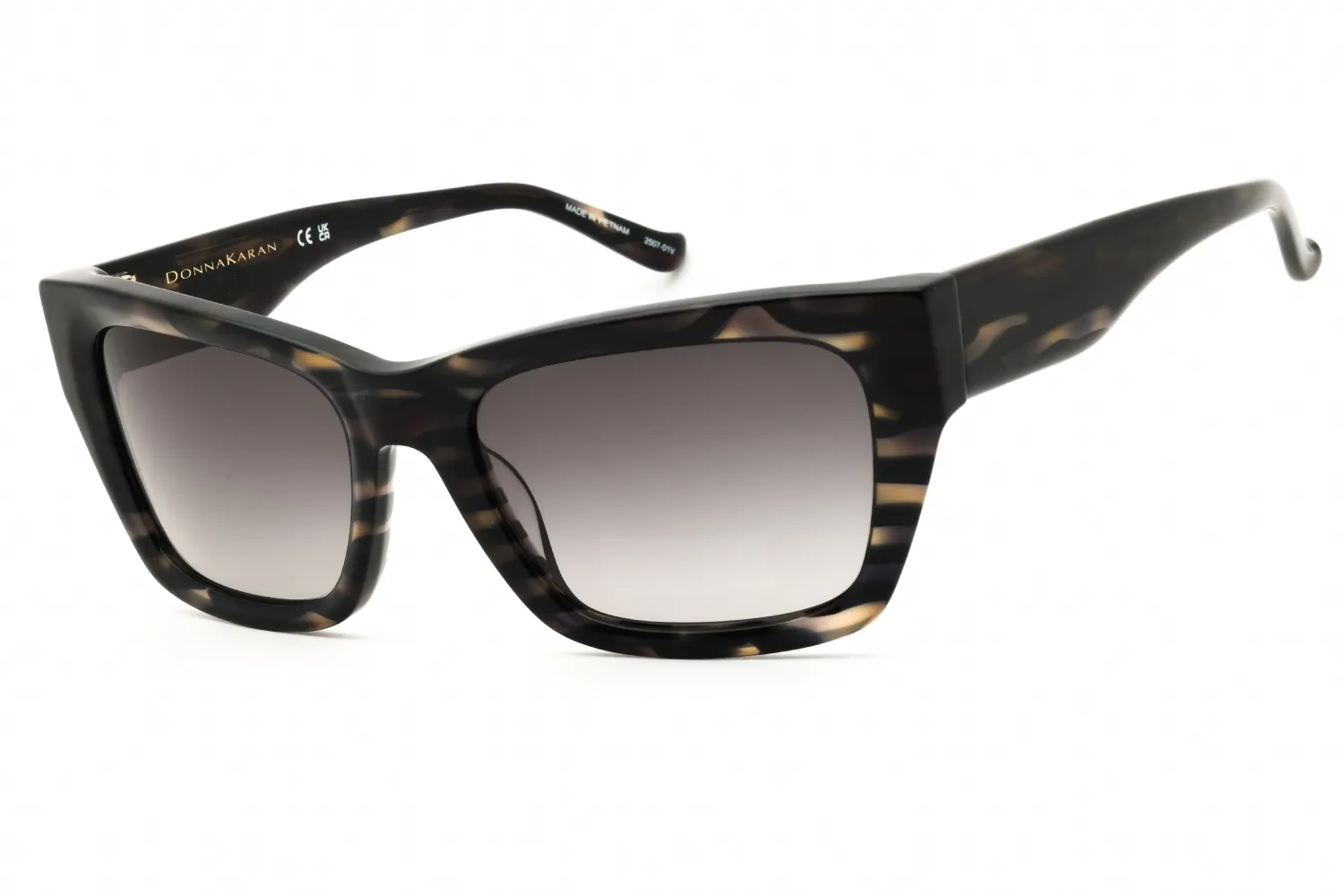 DKNY DO519S 050 Sunglasses Grey Horn 55mm Women