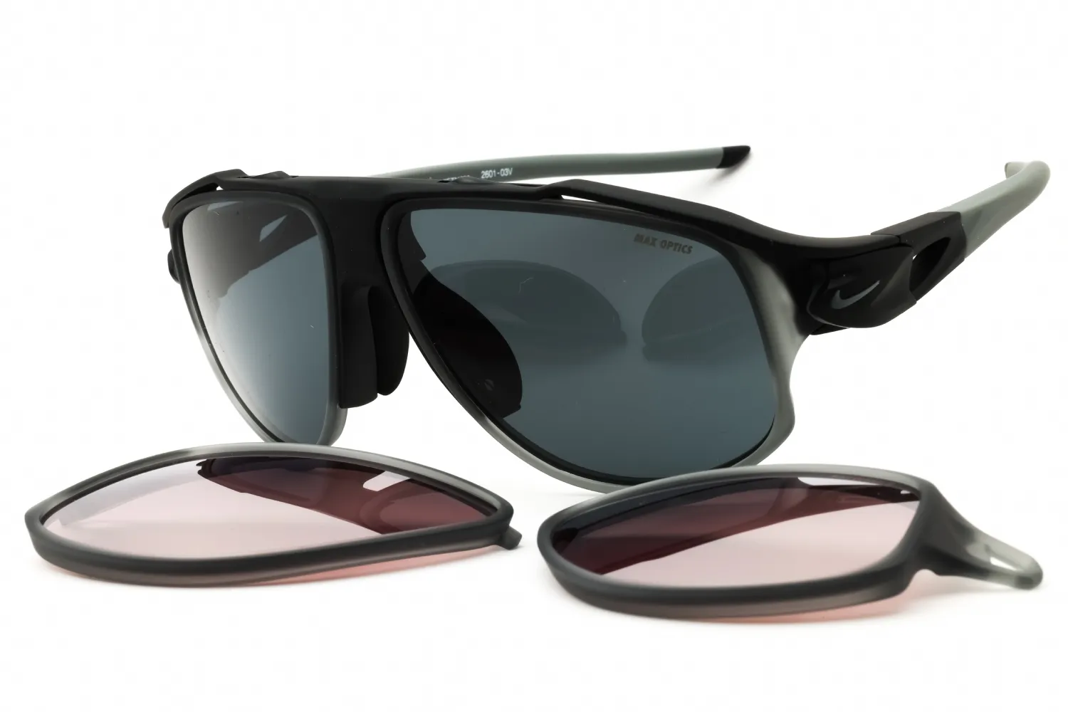 Nike NIKE FLYFREE INFINITY IO0099X 010 Sunglasses Matte Black 58mm Unisex