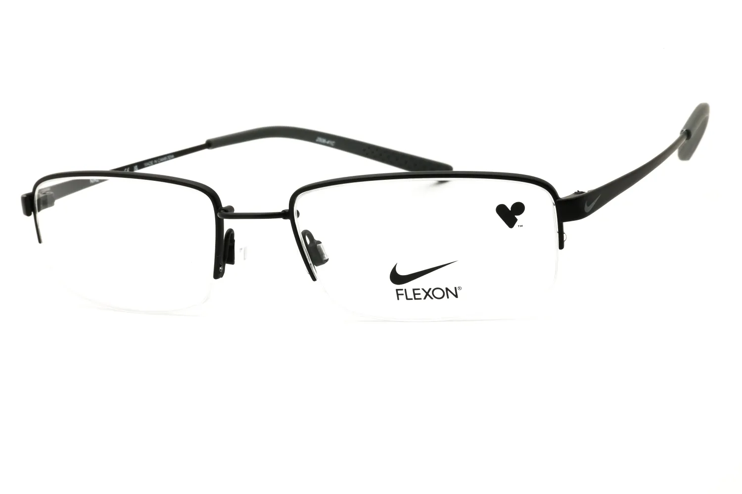 Nike NIKE 4192 N 007 Eyeglasses Satin Black Chrome 53mm Men