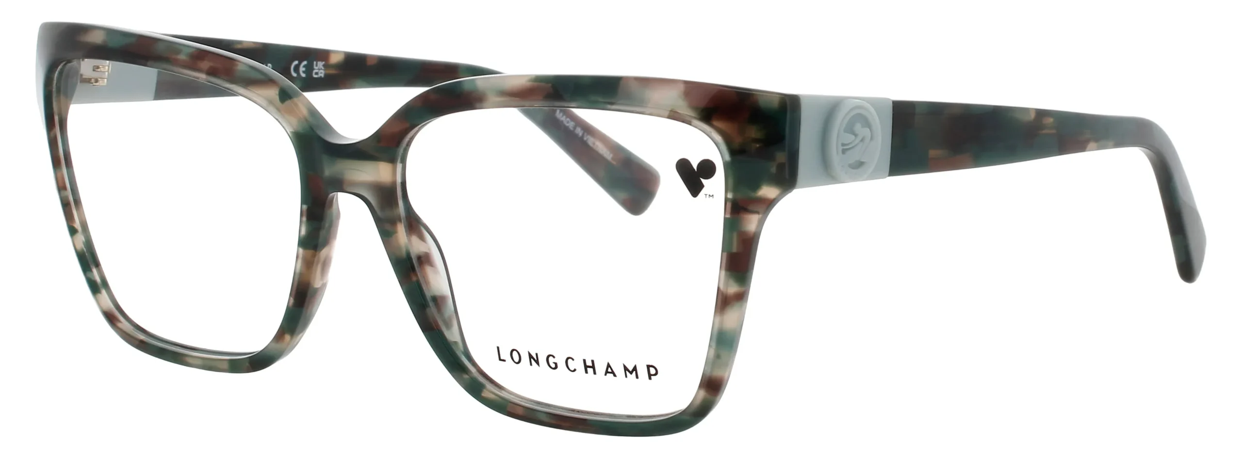 Longchamp LO2754-N 306 Eyeglasses Dark Camo 53mm Women