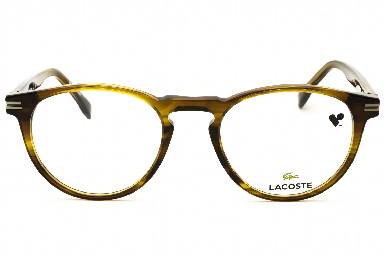 Lacoste L2966N 275 Eyeglasses Striped Khaki 50mm Men 2