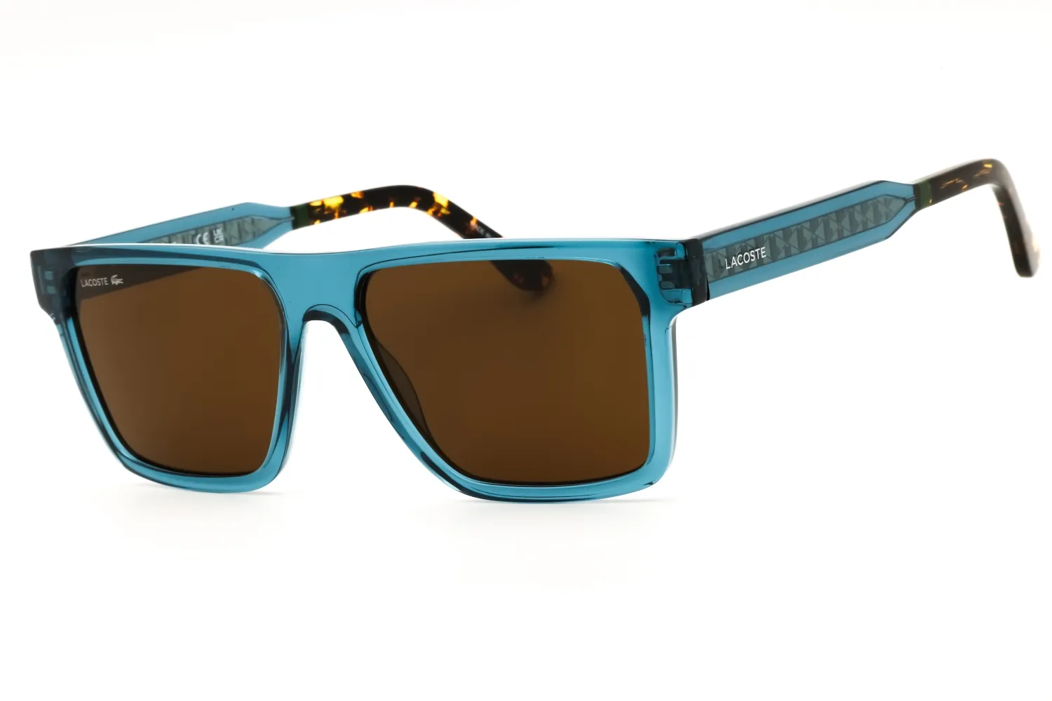 Lacoste L6059SN 410 Sunglasses Transparent Blue 56mm Men