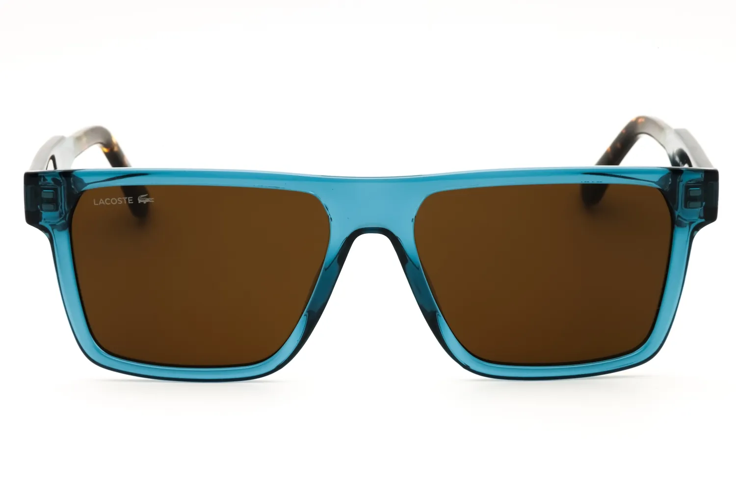 Lacoste L6059SN 410 Sunglasses Transparent Blue 56mm Men 2
