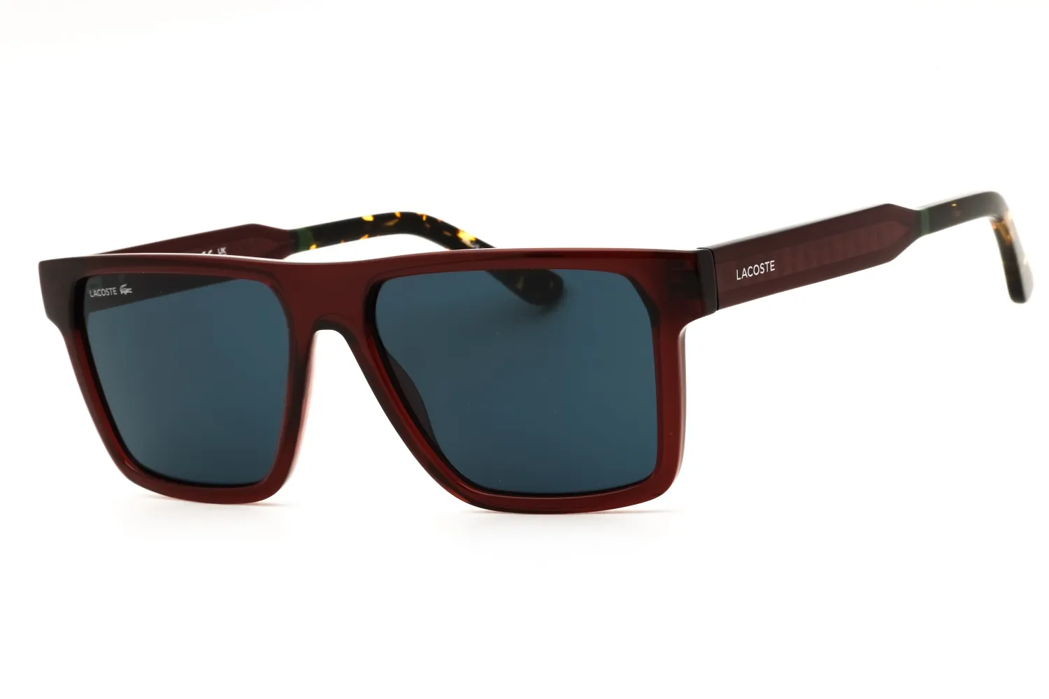 Lacoste L6059SN 601 Sunglasses Transparent Burgundy 56mm Men