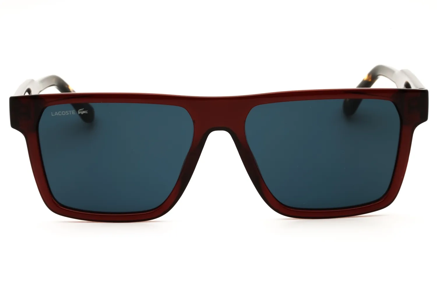 Lacoste L6059SN 601 Sunglasses Transparent Burgundy 56mm Men 2