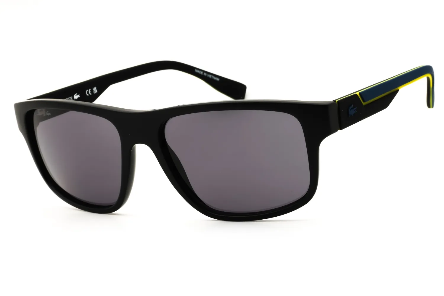 Lacoste L6057SN 002 Sunglasses Matte Black 57mm Men