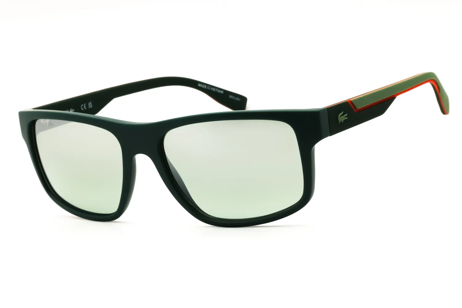 Lacoste L6057SN 301 Sunglasses Matte Green 57mm Men