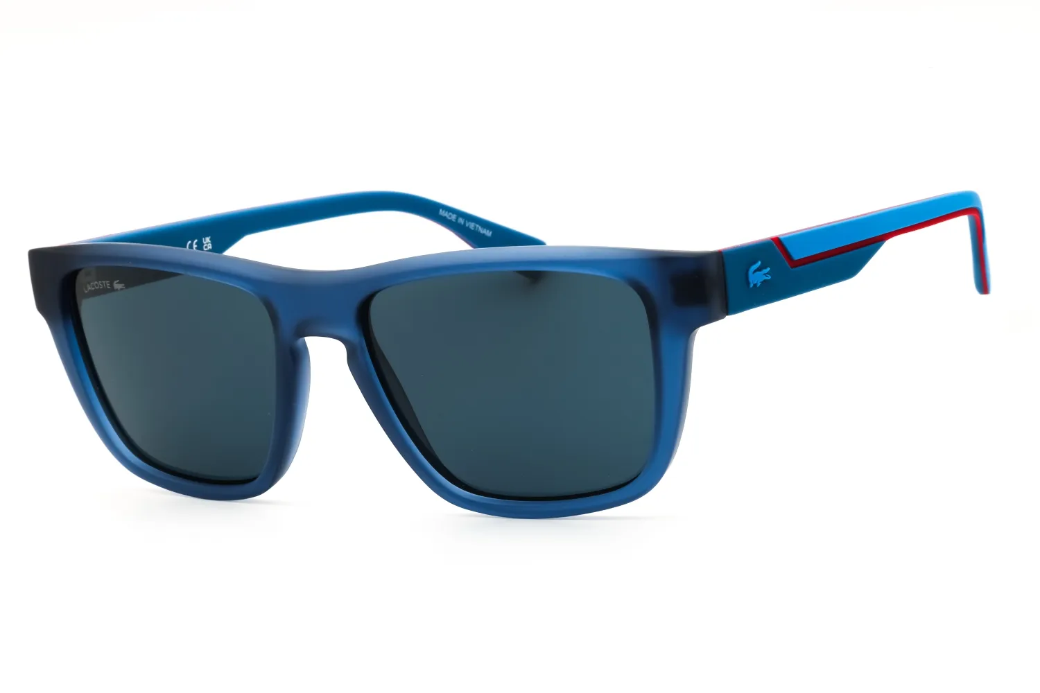 Lacoste L6058SN 424 Sunglasses Matte Blue 54mm Men