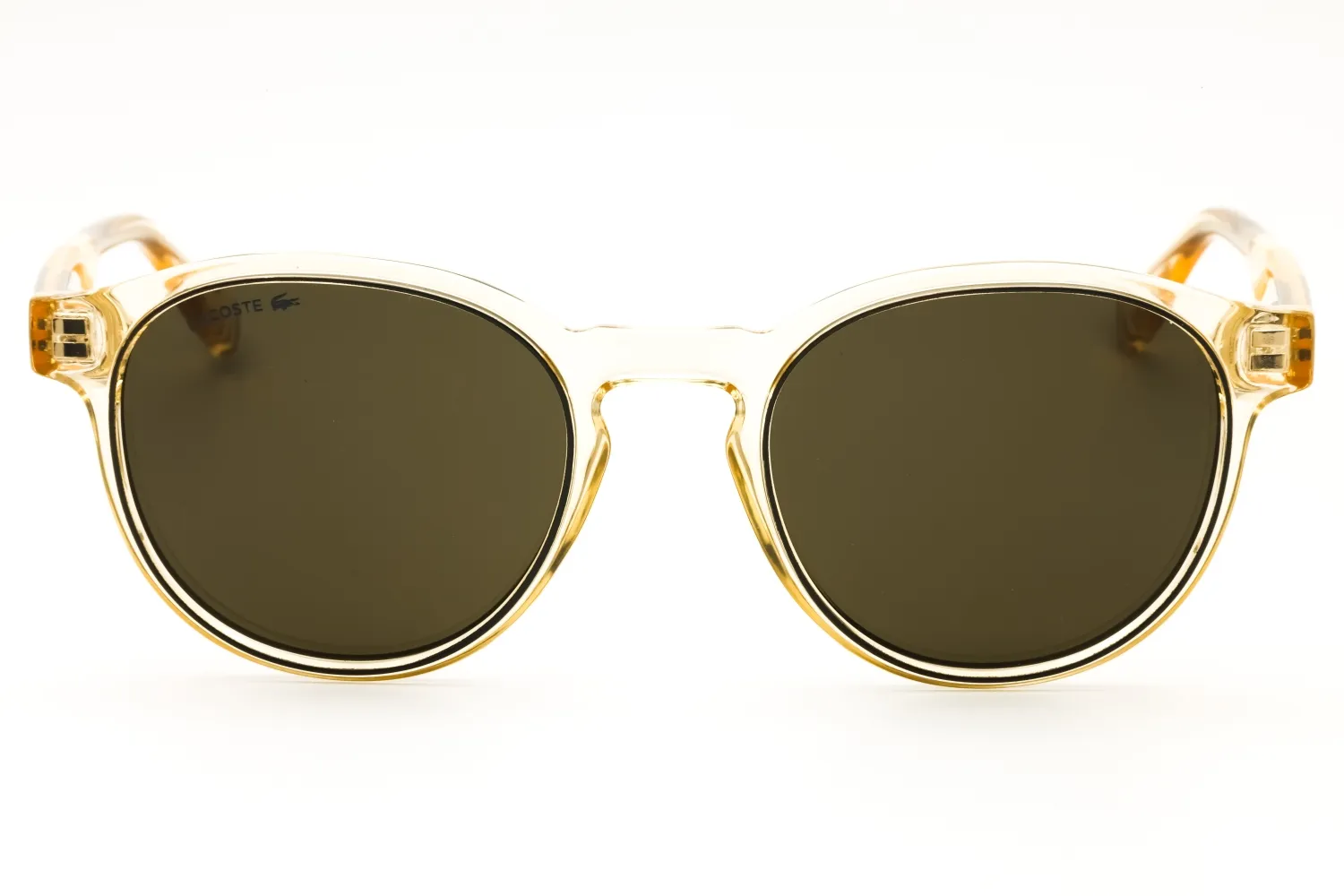 Lacoste L6055SN 750 Sunglasses Transparent Yellow 51mm Men 2