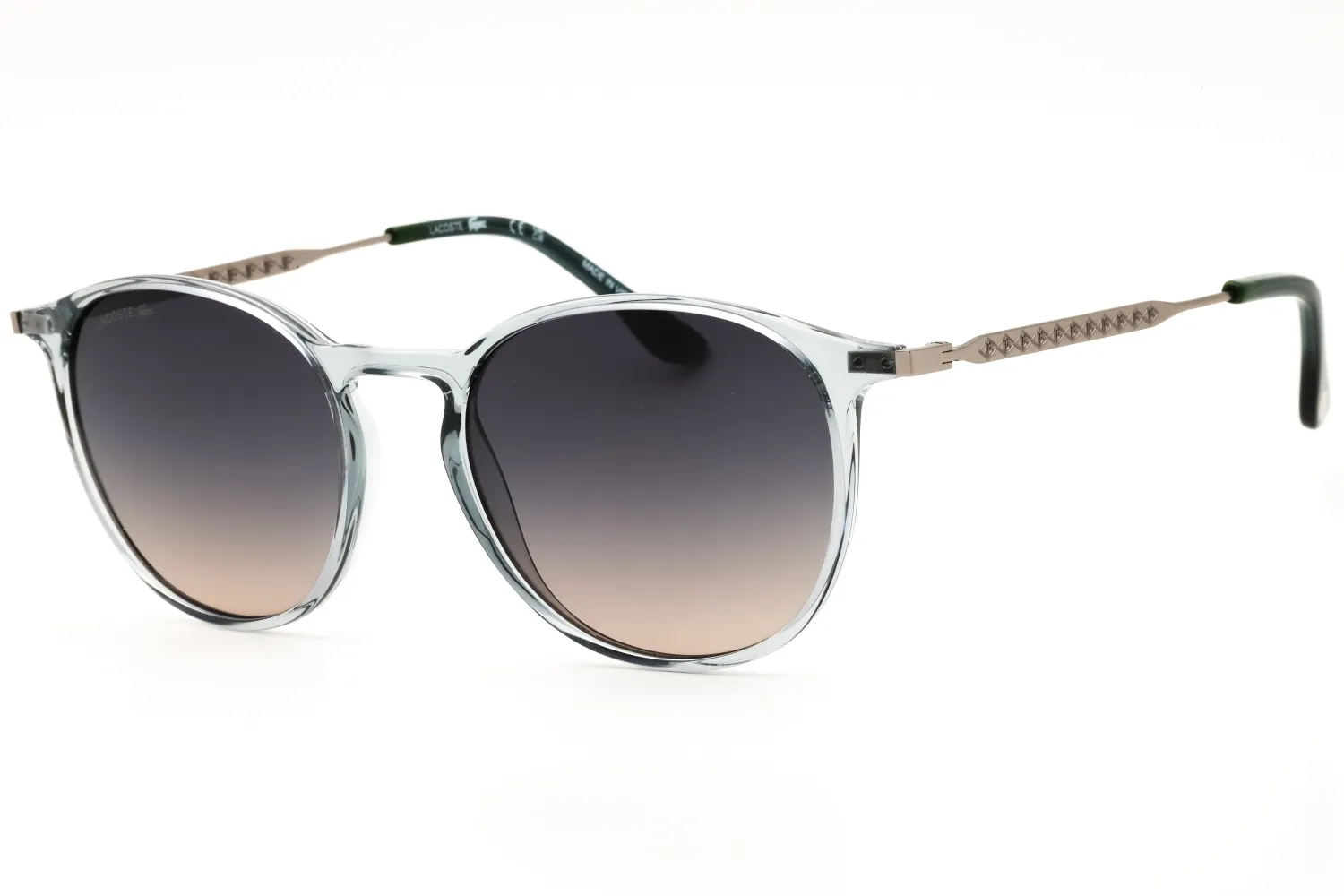 Lacoste L6061S N 038 Sunglasses Tranparent Light Grey 52mm Unisex