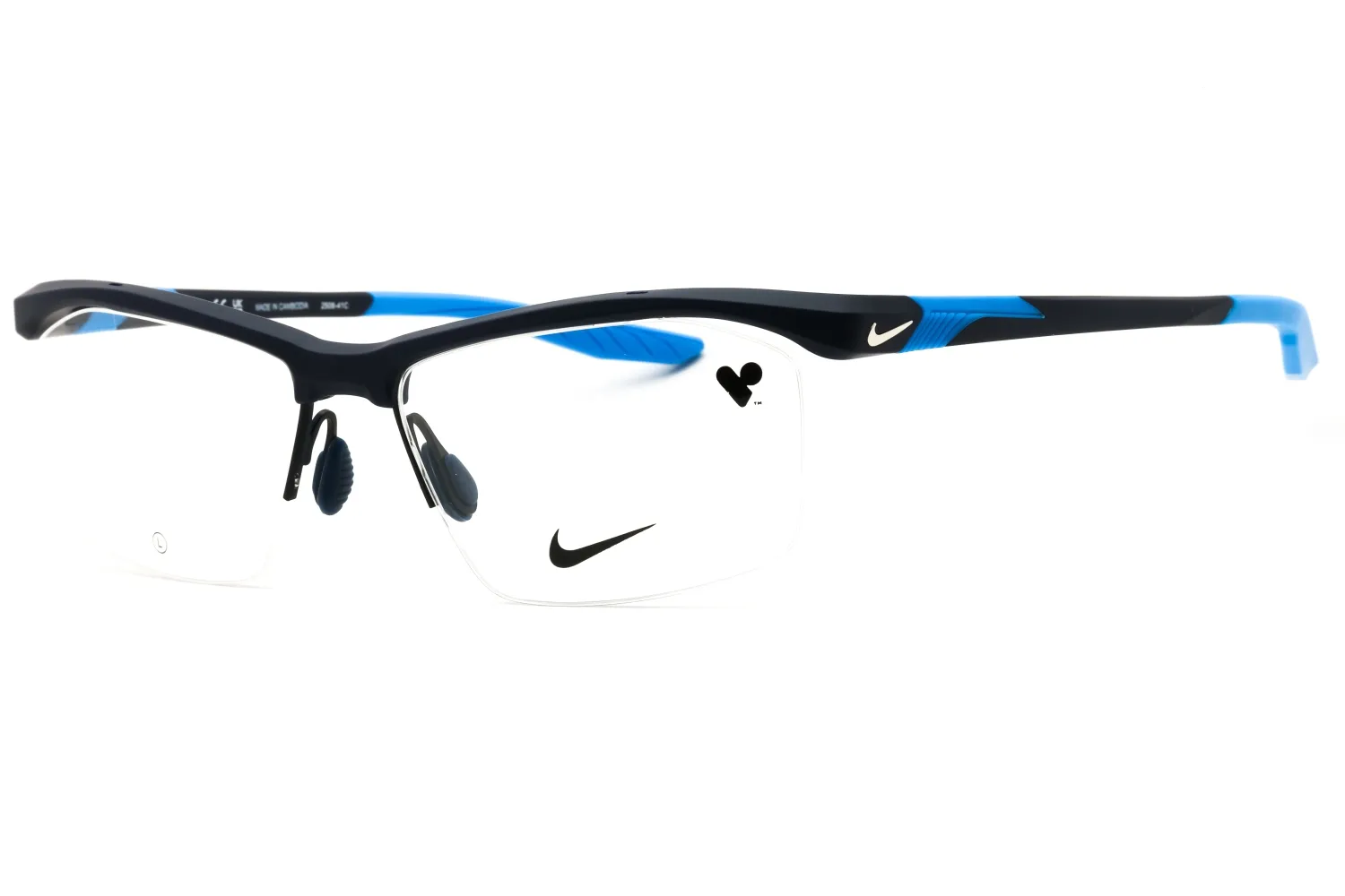 Nike NIKE 7402N 410 Eyeglasses Matte Midnight Navy 56mm Men