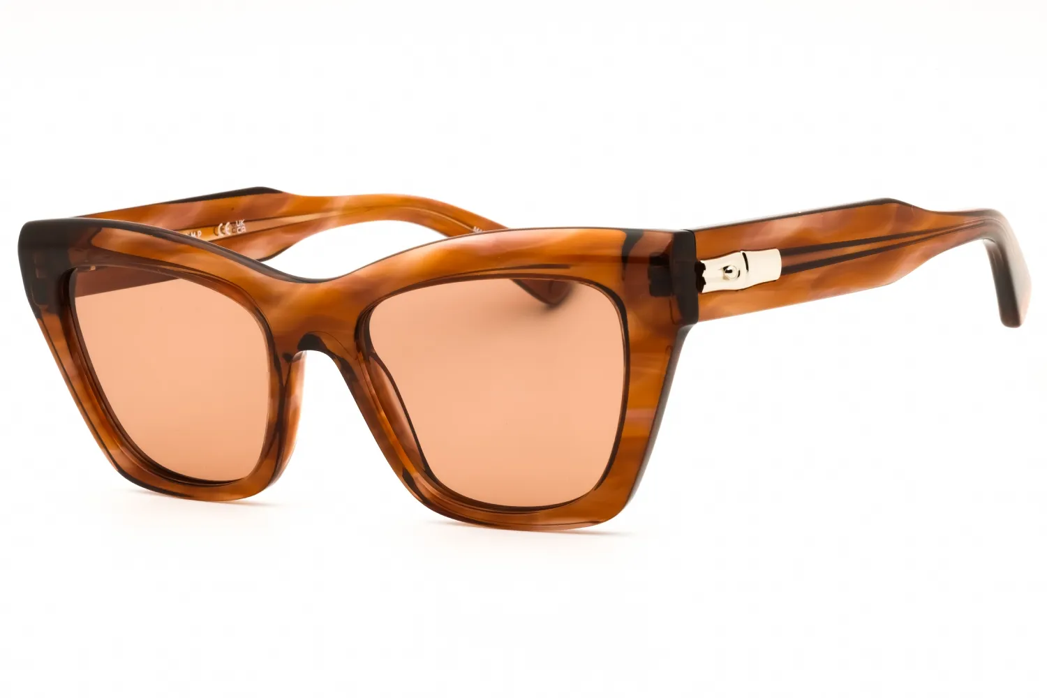 Longchamp LO777SN 211 Sunglasses Striped Brown 53mm Women
