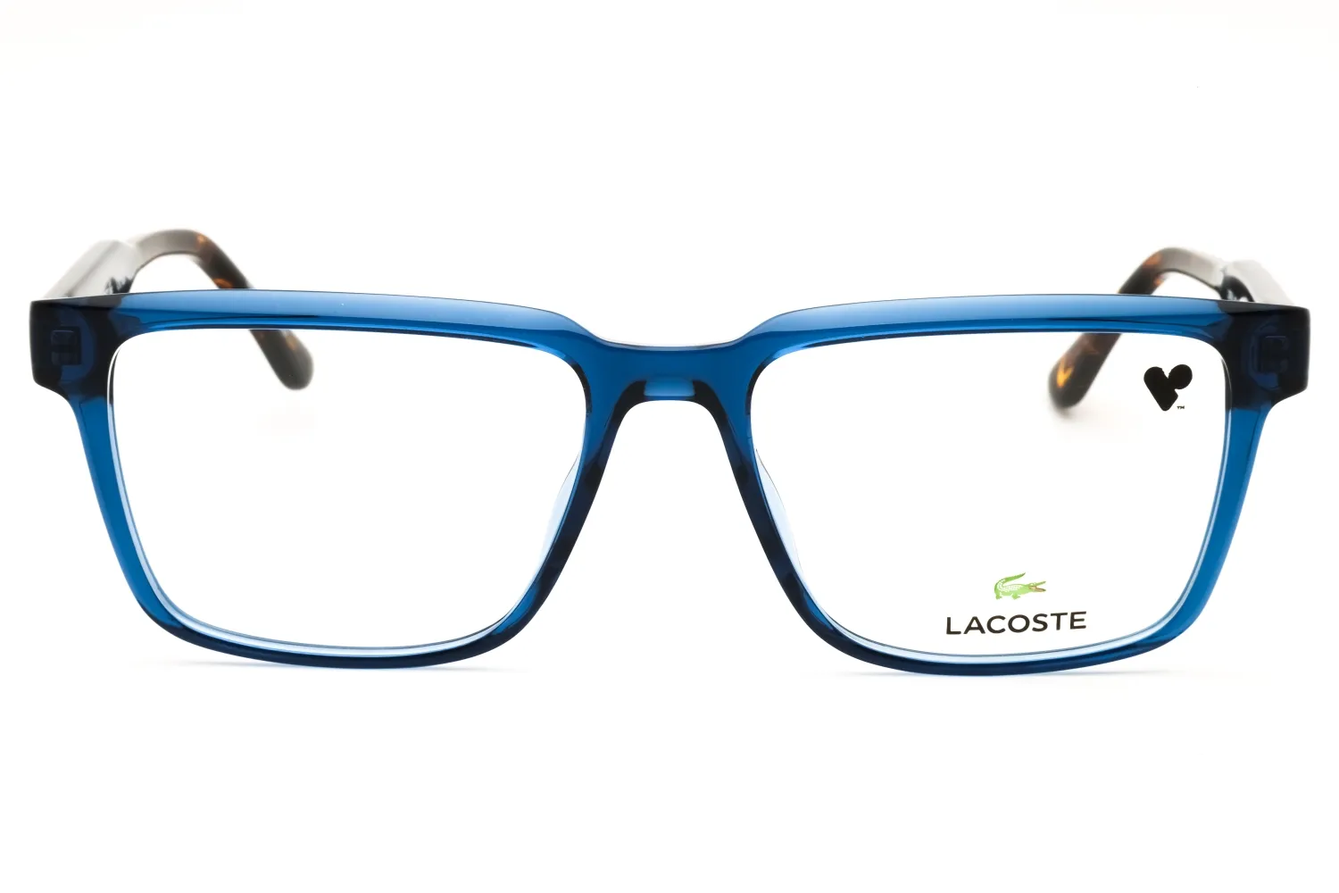 Lacoste L2976 N 410 Eyeglasses Transparent Blue 55mm Men 2