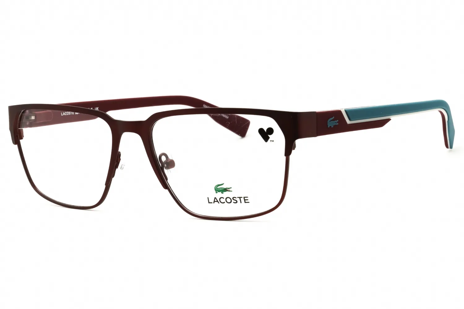 Lacoste L2306N 601 Eyeglasses Matte Burgundy 58mm Men