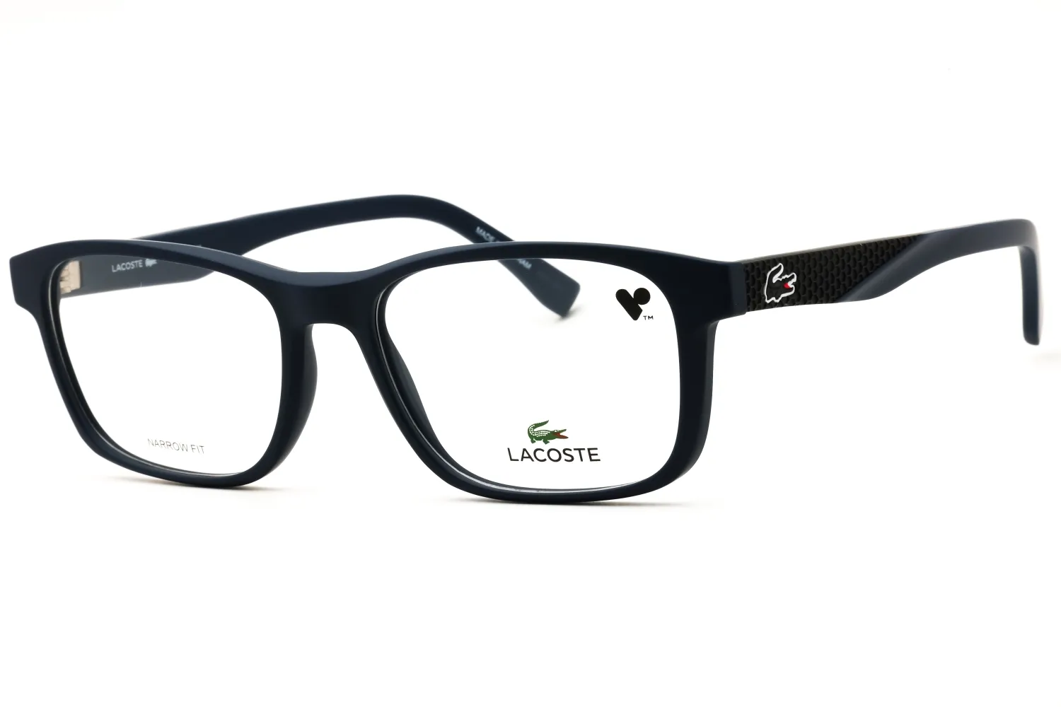 Lacoste L2842 N 424 Eyeglasses Blue Matte 55mm Men