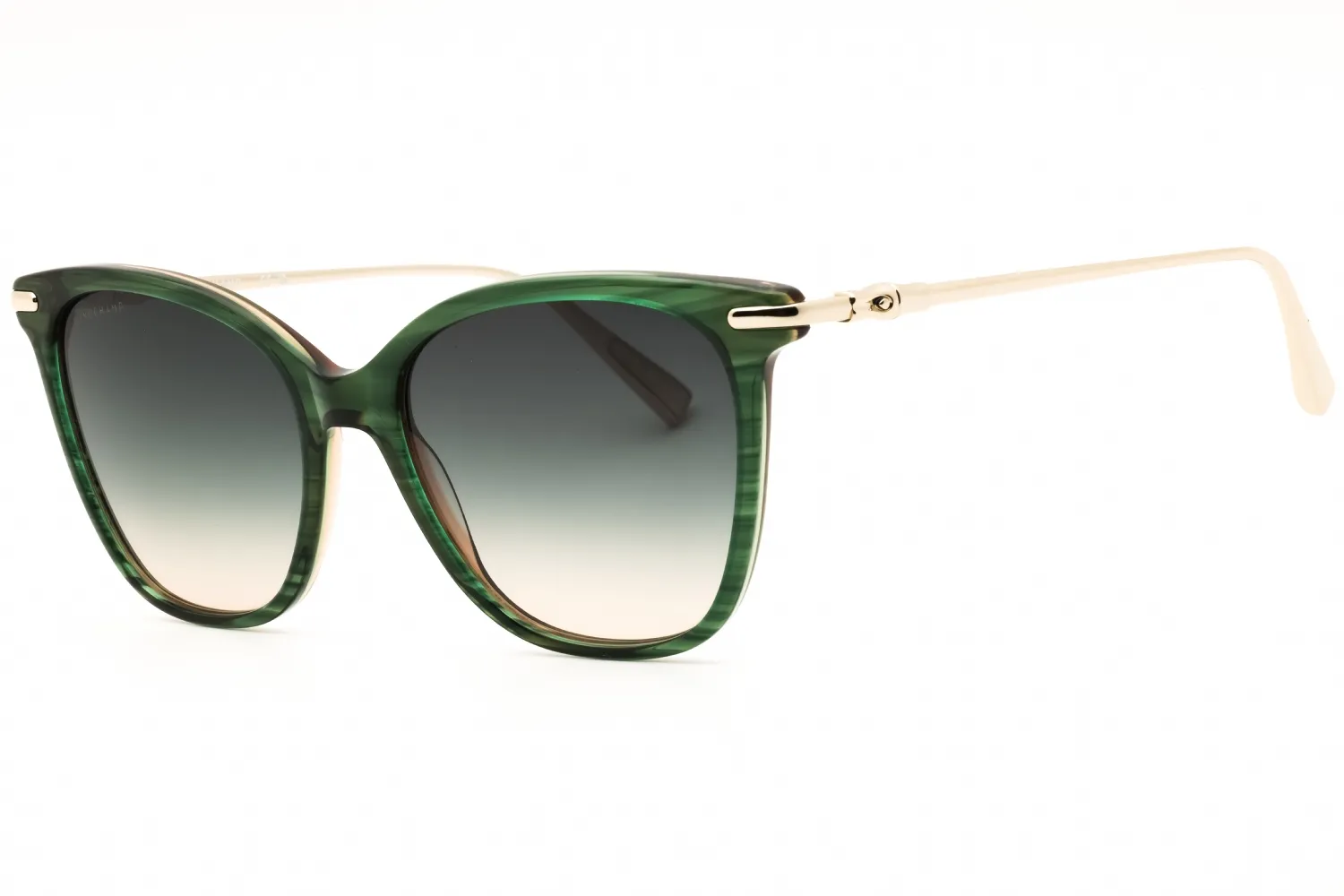 Longchamp LO757SN 308 Sunglasses Striped Green 55mm Women