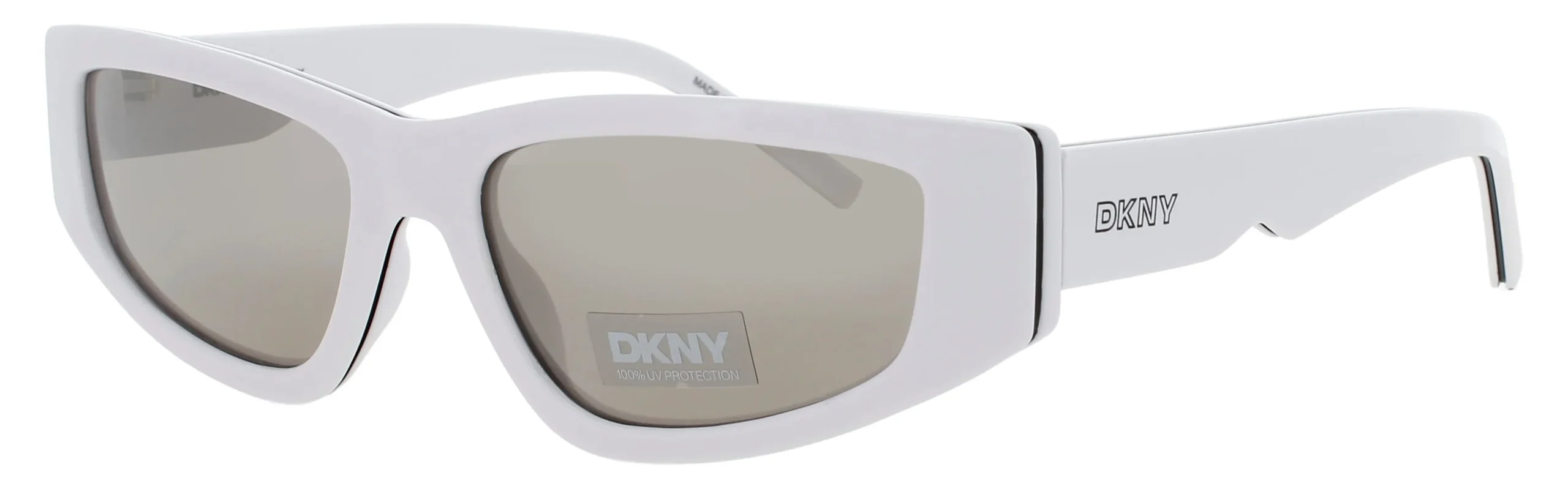 DKNY DK560S 100 Sunglasses White 55mm Women