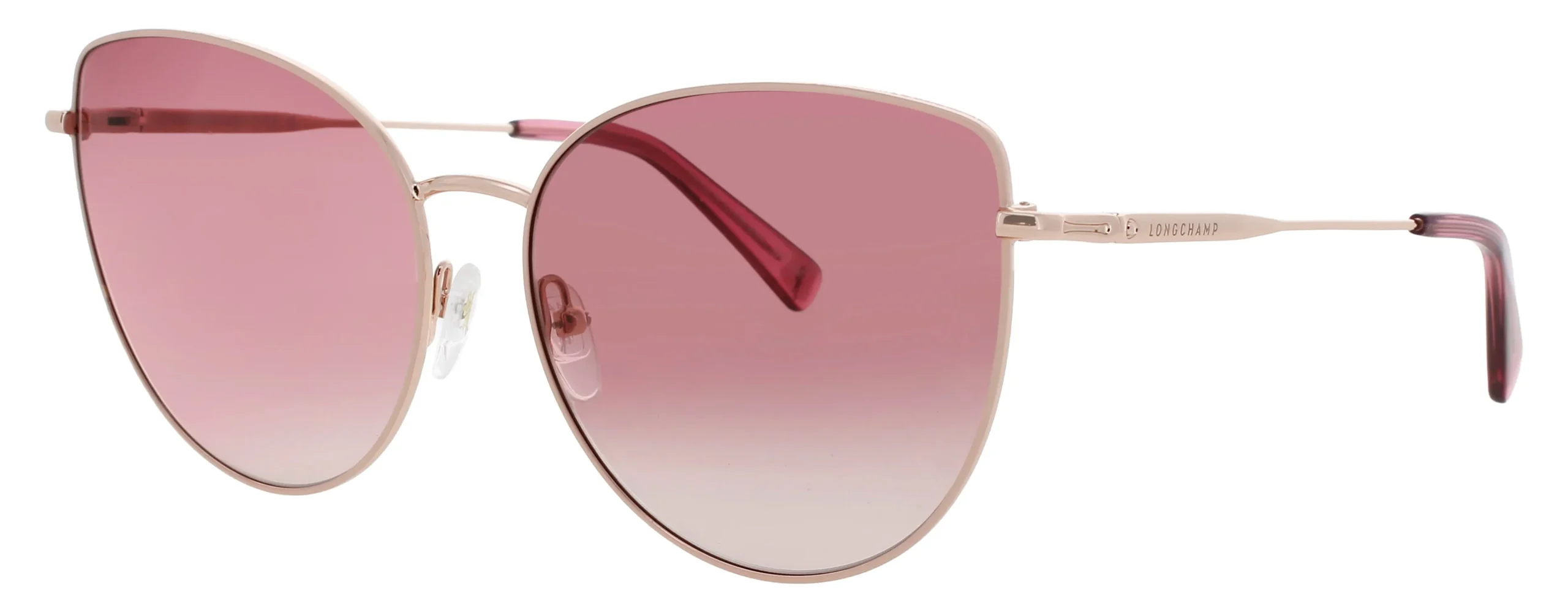 Longchamp LO158S-N 729 Sunglasses Rose Gold 60mm Women