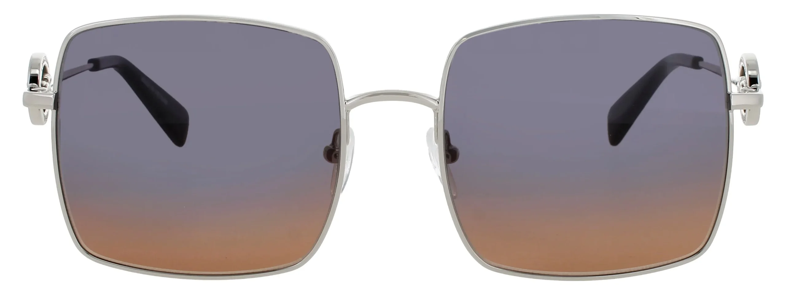 Longchamp LO162S-N 719 Sunglasses Silver 55mm Women 2