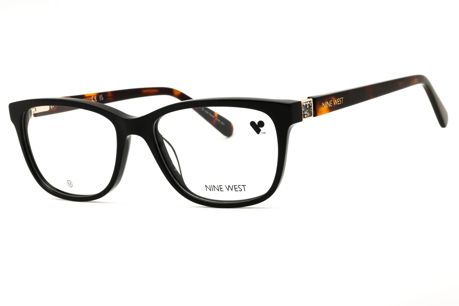 Nine West NW5214 N 001 Eyeglasses Black 53mm Women