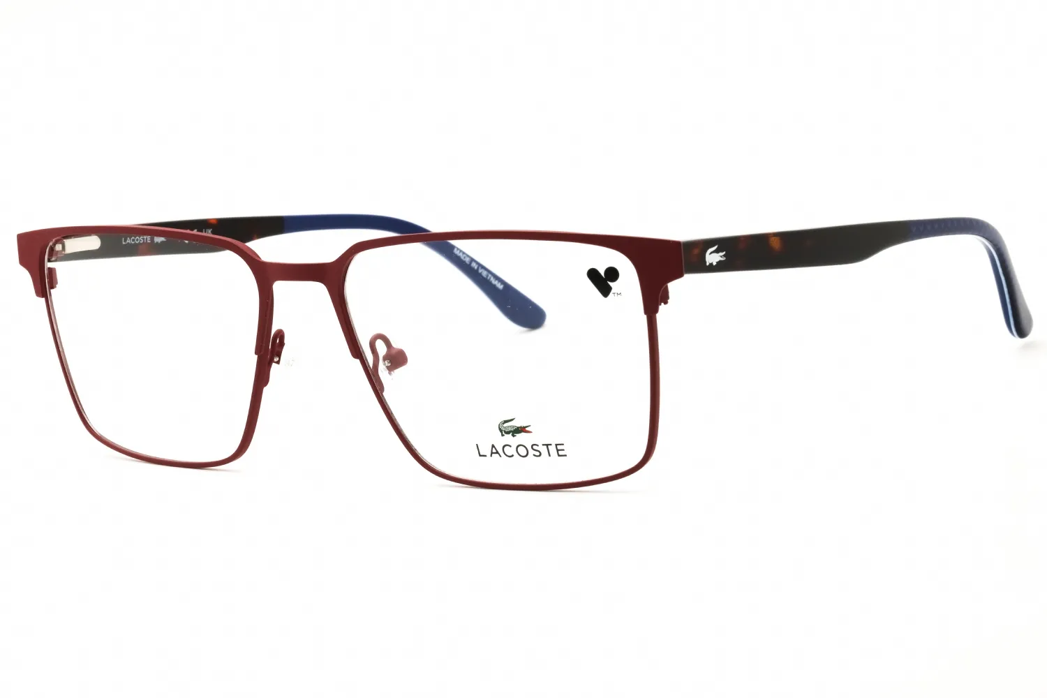 Lacoste L2314N 601 Eyeglasses Matte Burgundy 58mm Men