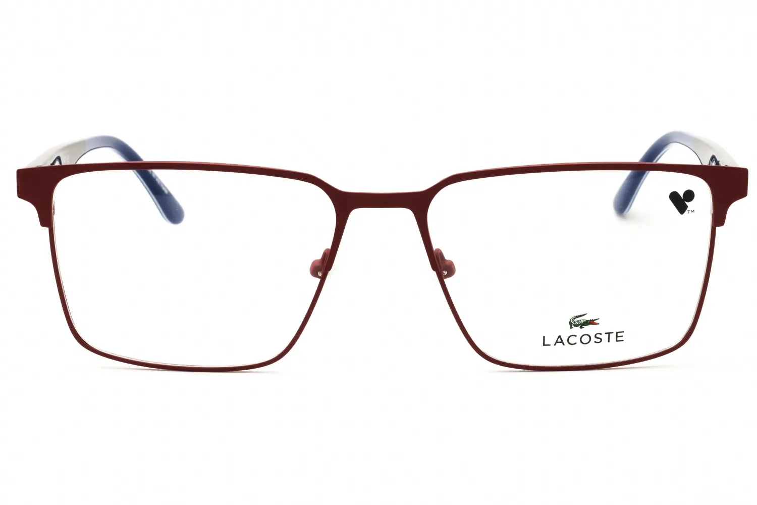 Lacoste L2314N 601 Eyeglasses Matte Burgundy 58mm Men 2