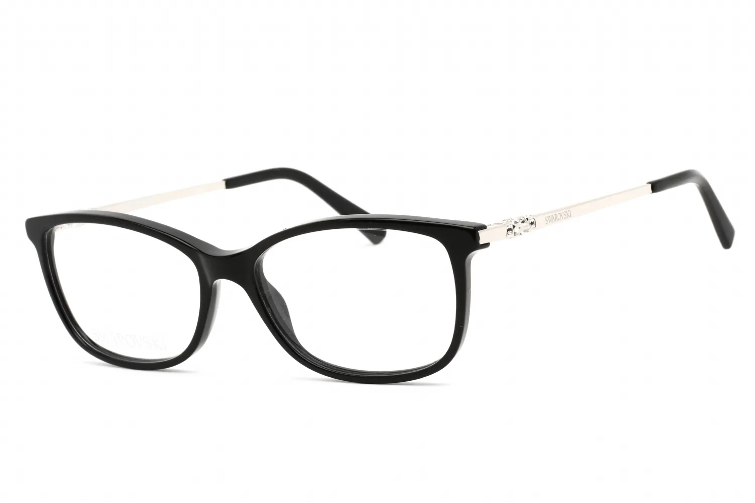 Swarovski SK5285 001 Eyeglasses Shiny Black 54mm Women