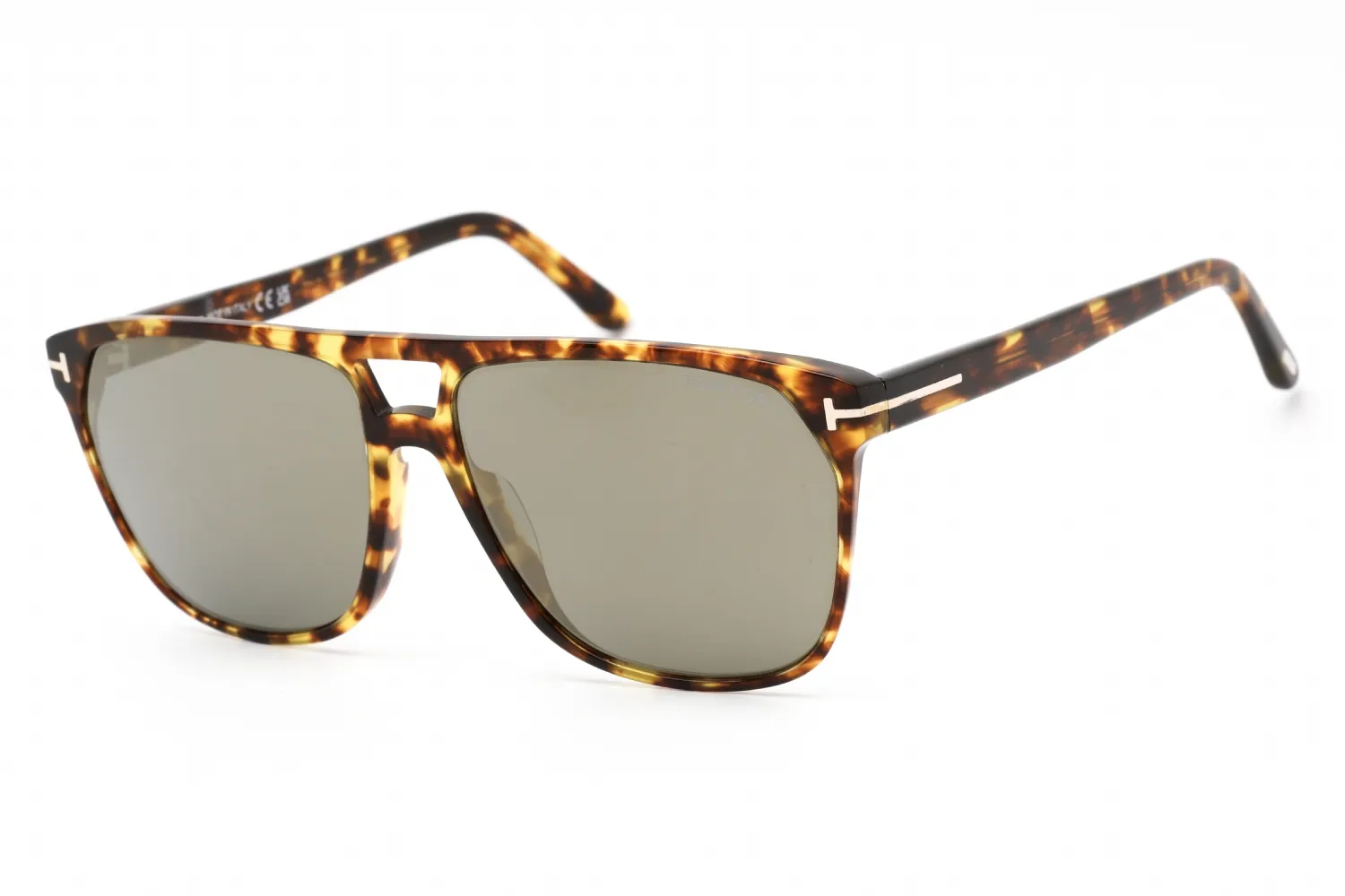 Tom Ford FT0679 56C Sunglasses Shiny Vintage Havana 59mm Men