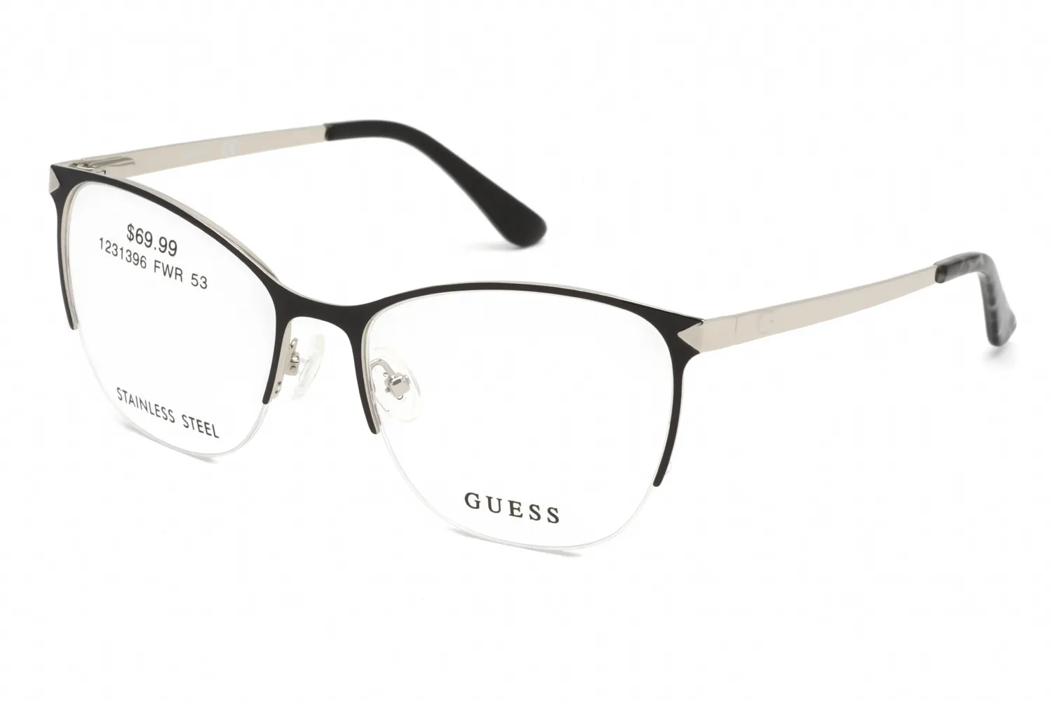 Guess GU2666-3 001 Eyeglasses Shiny Black 53mm Women