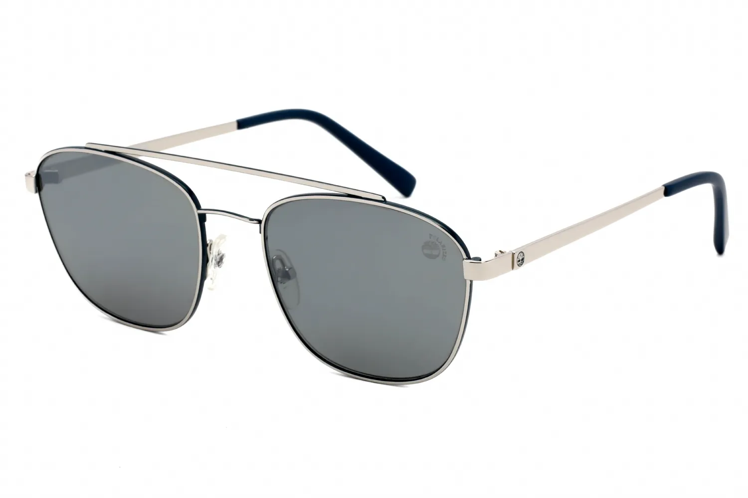 Timberland TB9168 10D Sunglasses Shiny Light Nickel 55mm Men