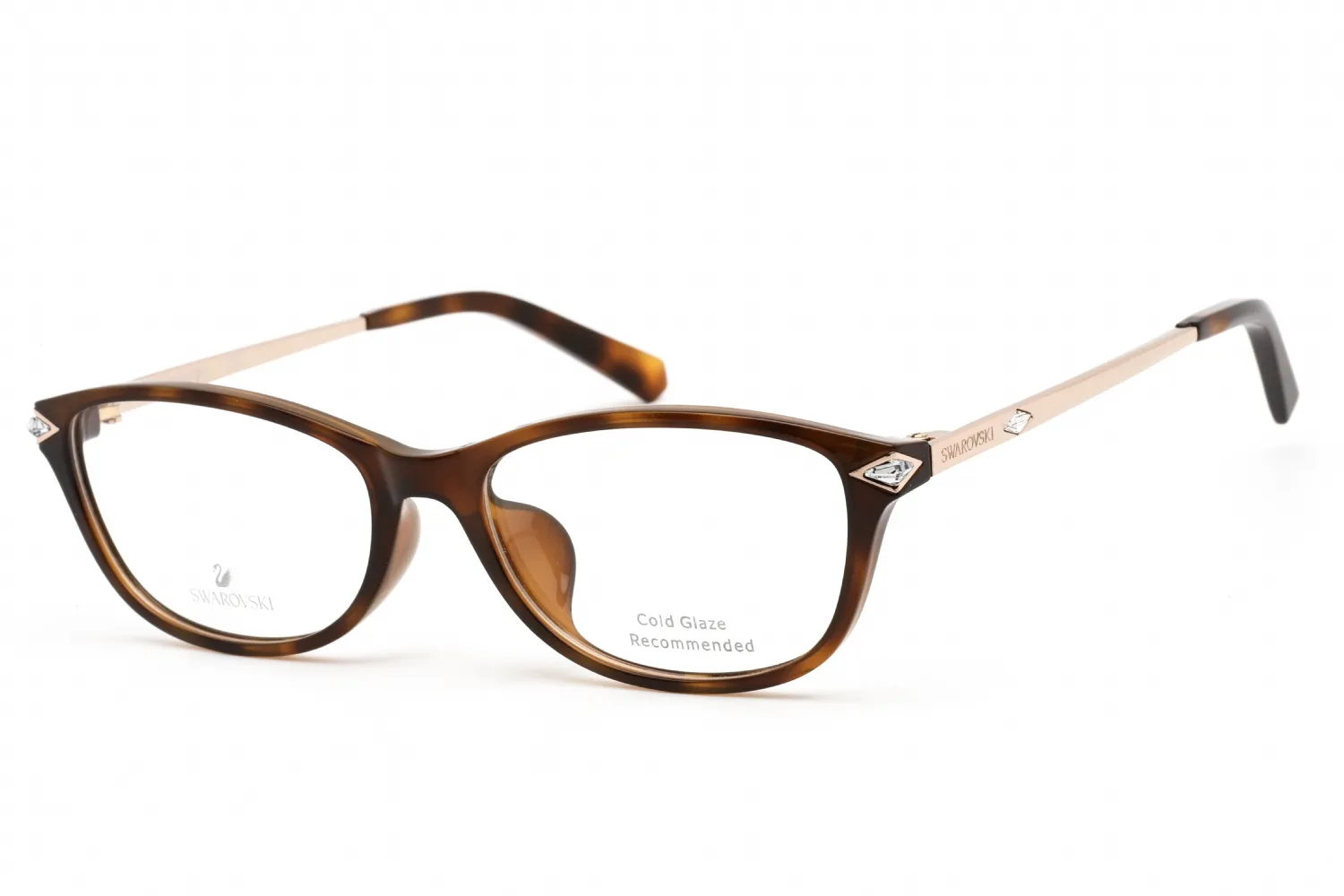 Swarovski SK5293-D 052 Eyeglasses Dark Havana 52mm Women