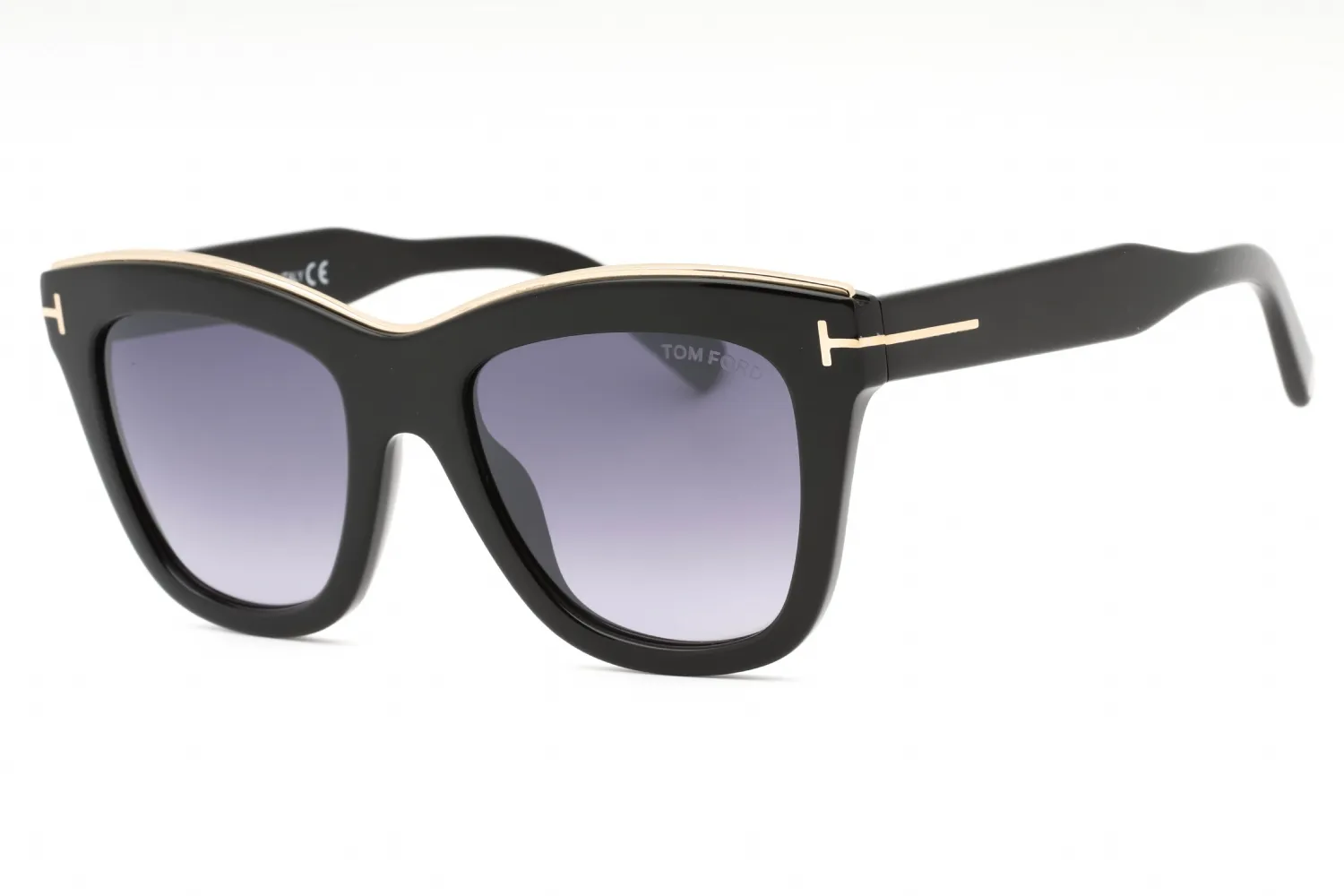 Tom Ford FT0685 01C Sunglasses Shiny Black 52mm Women