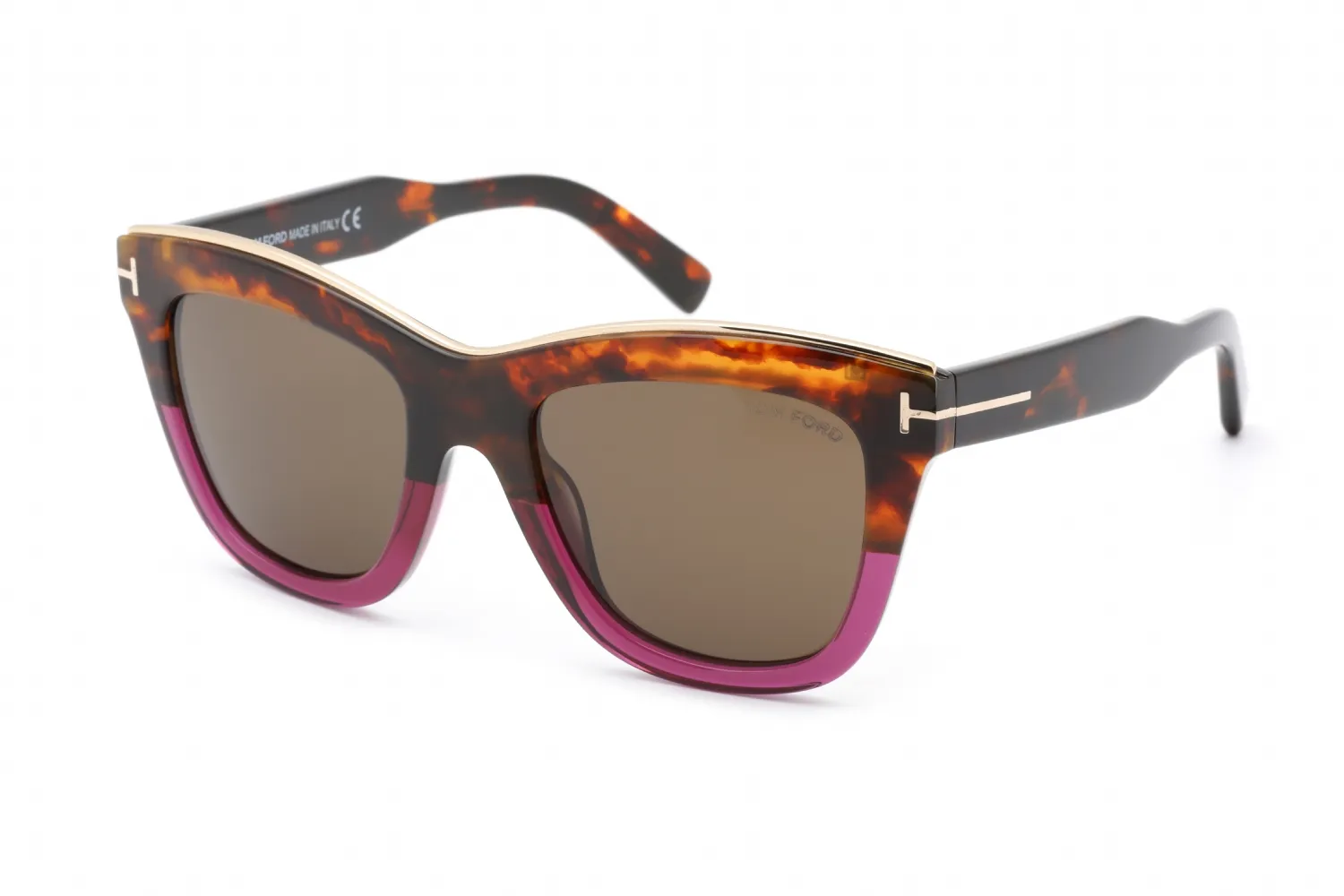 Tom Ford FT0685 56E Sunglasses Vintage Havana 52mm Women