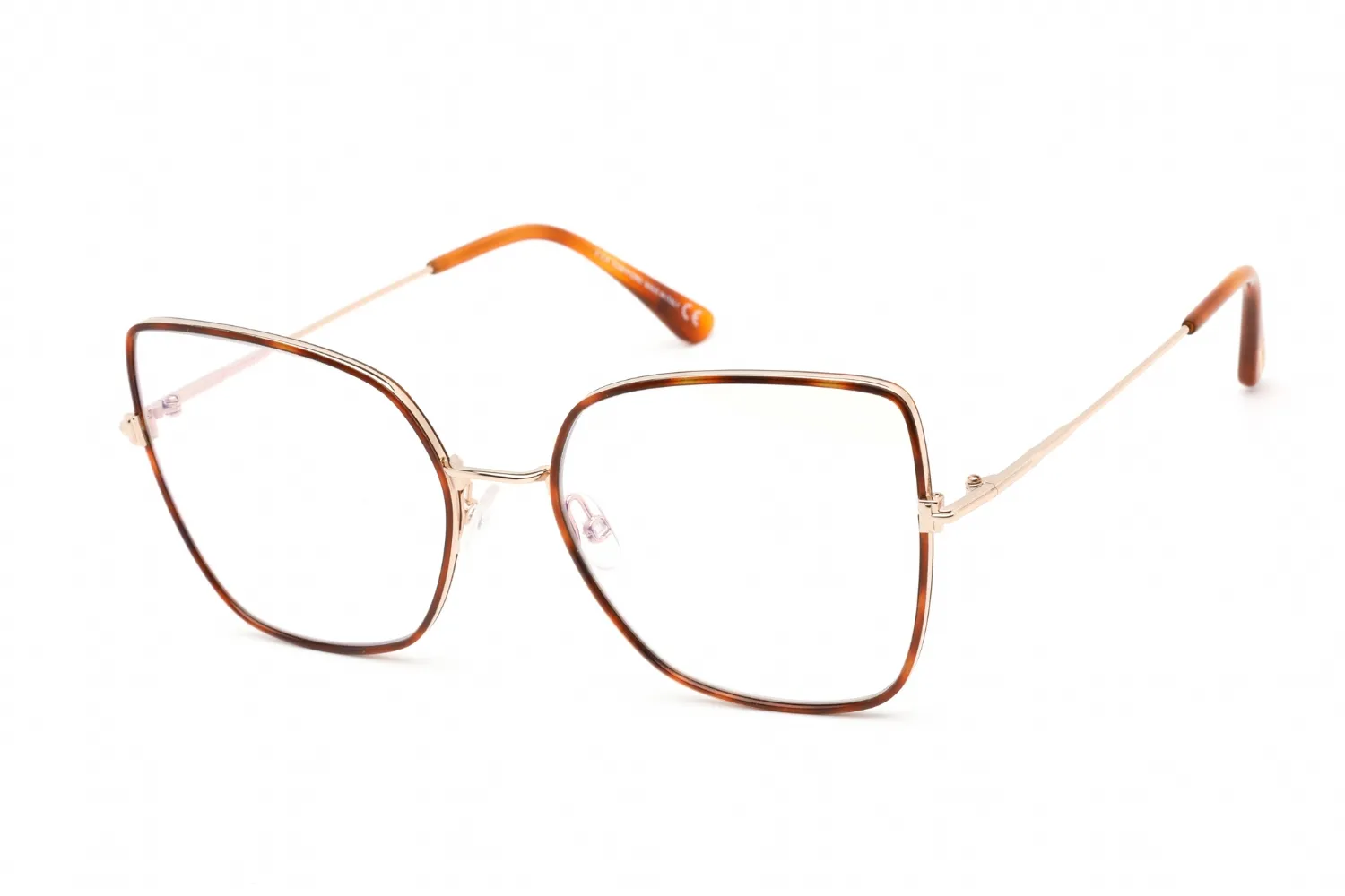 Tom Ford FT5630-B 053 Eyeglasses Blonde Havana 56mm Women