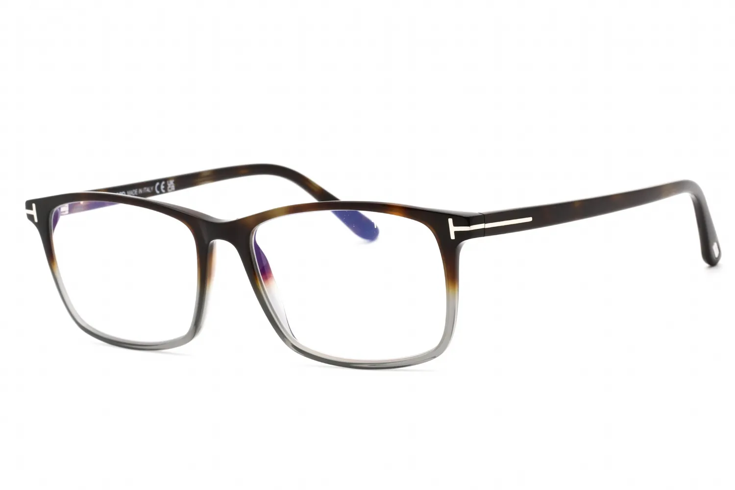 Tom Ford FT5584-B 056 Eyeglasses Shiny Havana 56mm Men