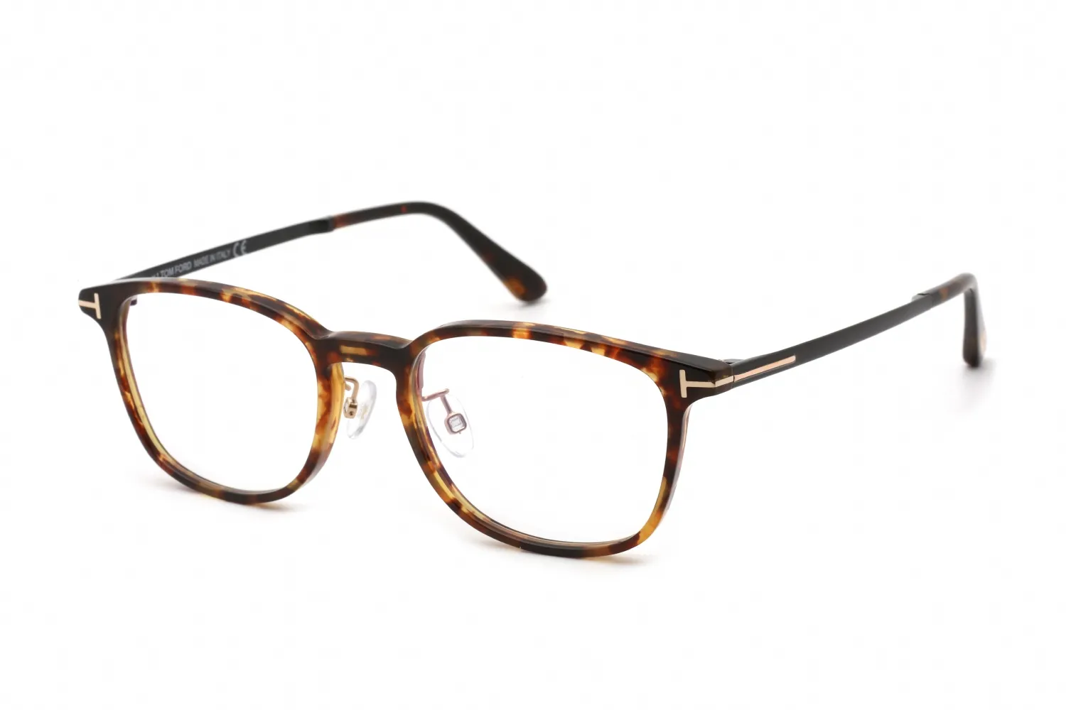 Tom Ford FT5594-D-B 056 Eyeglasses Shiny Vintage Havana 52mm Men