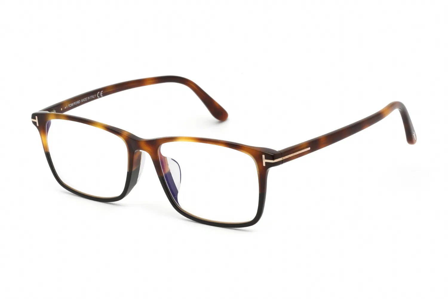 Tom Ford FT5584-F-B 053 Eyeglasses Blonde Havana 55mm Men