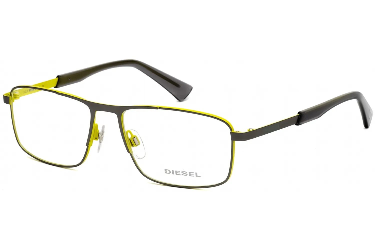 Diesel DL5351 009 Eyeglasses Matte Gunmetal 55mm Men