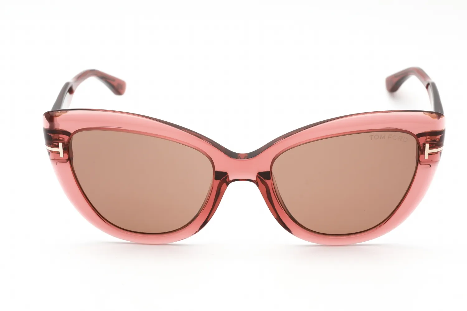 Tom Ford FT0762 42E Sunglasses Shiny Orange 55mm Women 2
