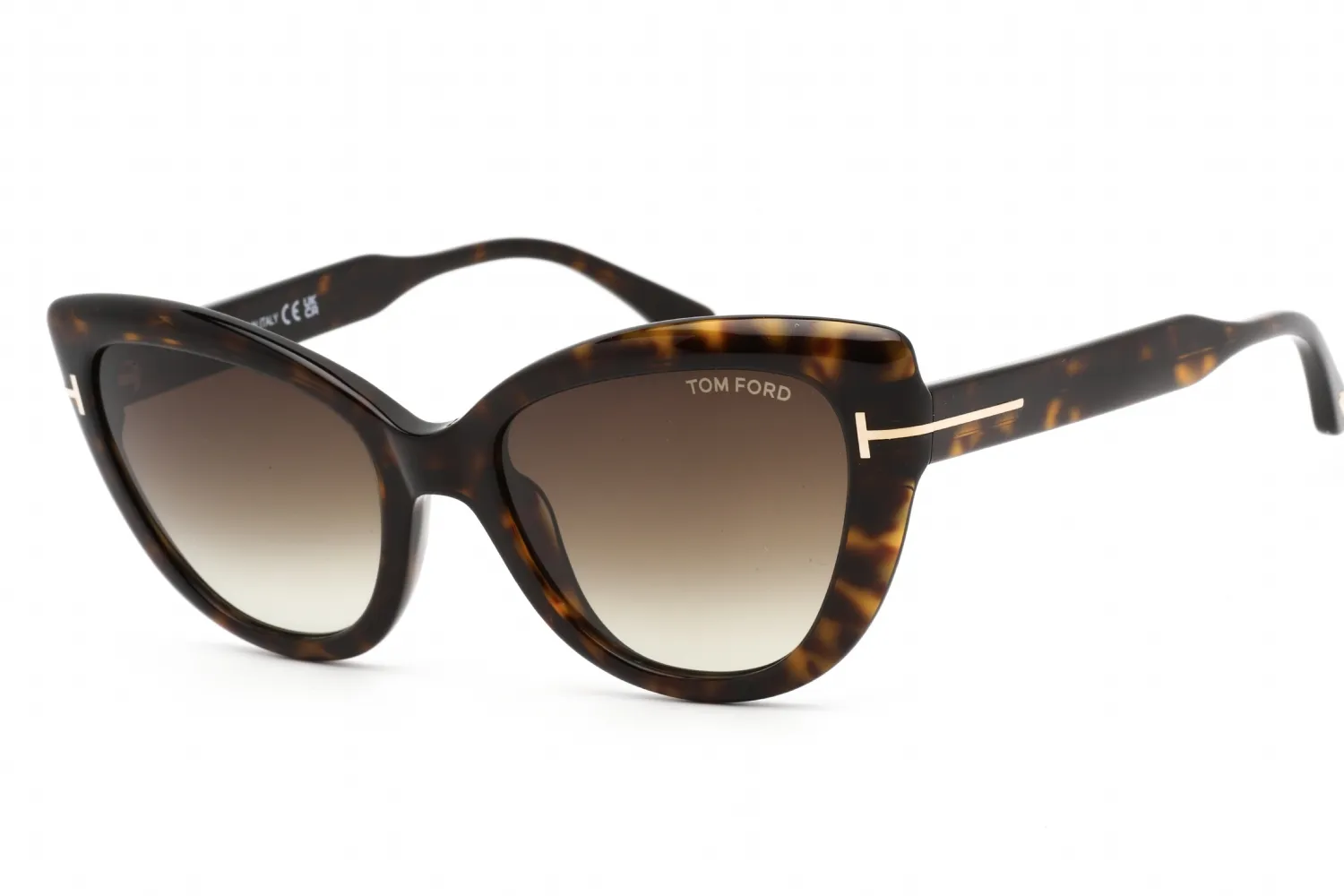 Tom Ford FT0762 52K Sunglasses Dark Havana 55mm Women