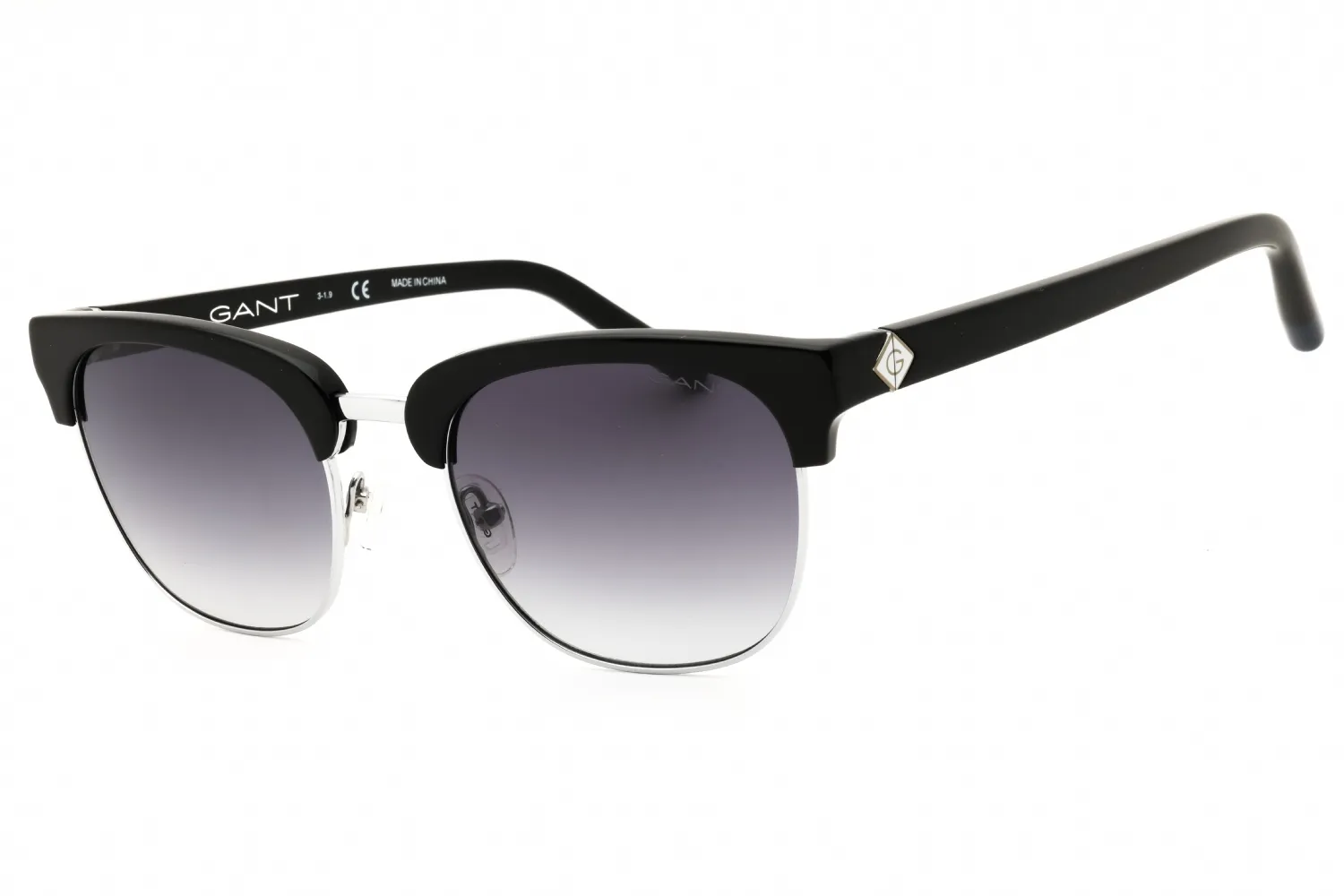 Gant GA7121 01B Sunglasses Shiny Black 53mm Men