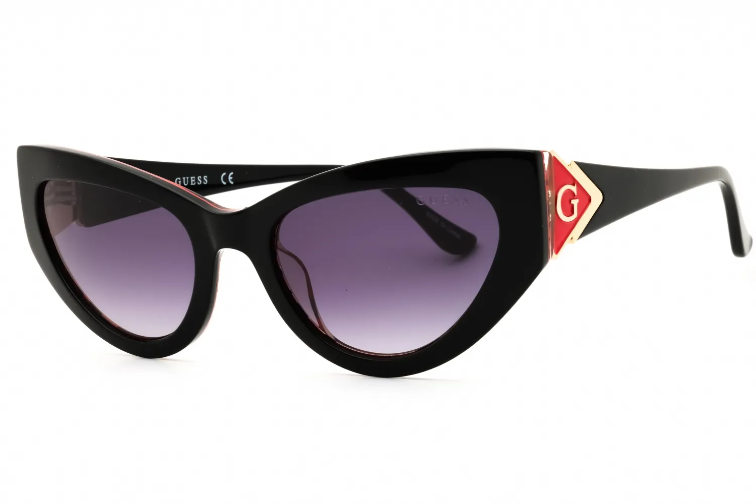 Guess GU7649 01B Sunglasses Shiny Black 54mm Women